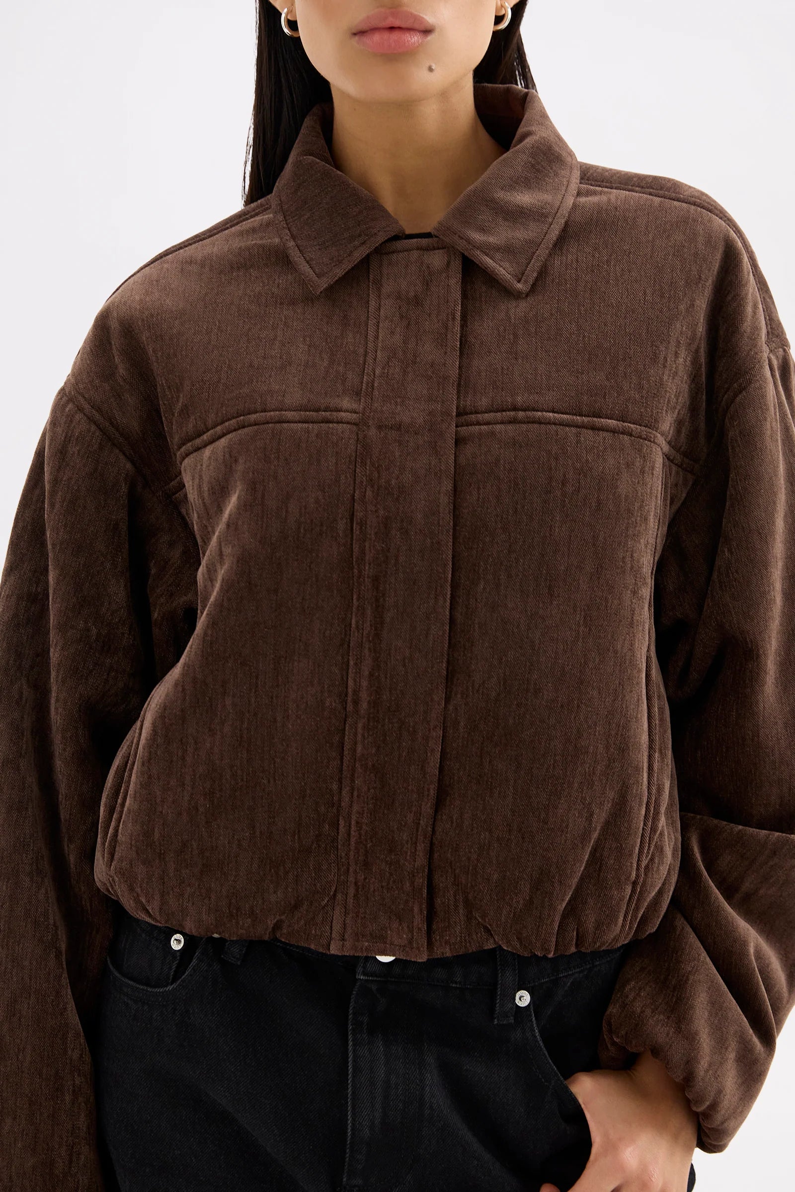 Sabina Bomber - Espresso