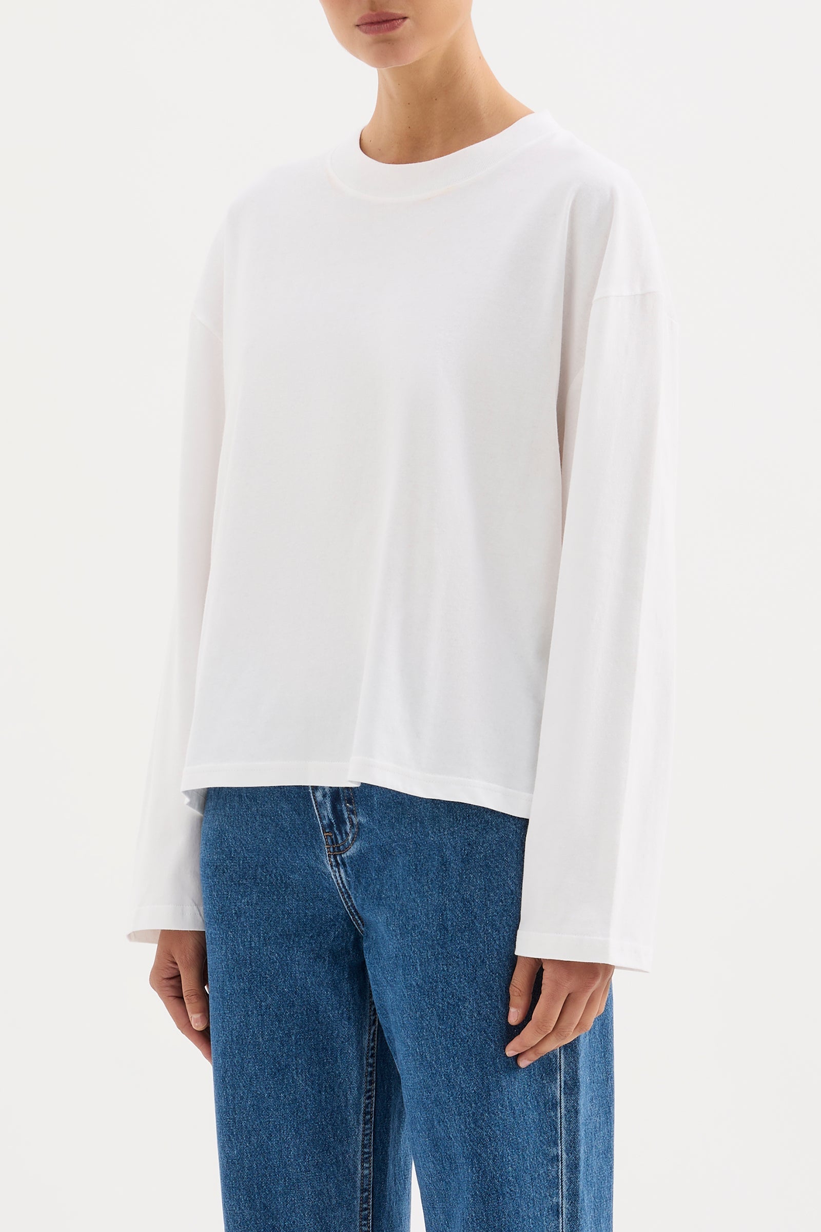 Organic Long Sleeve - White