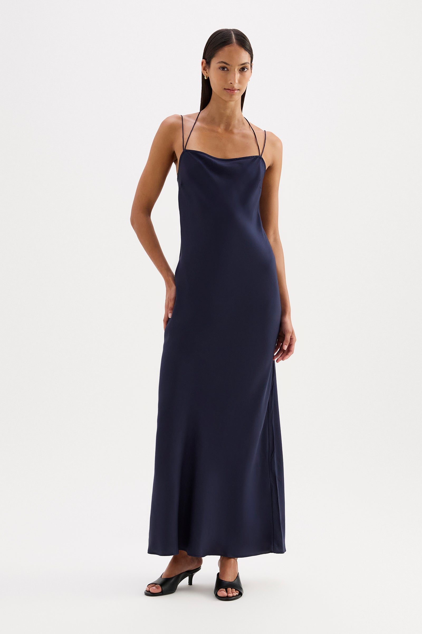 Lawton Tencel Dress - Midnight