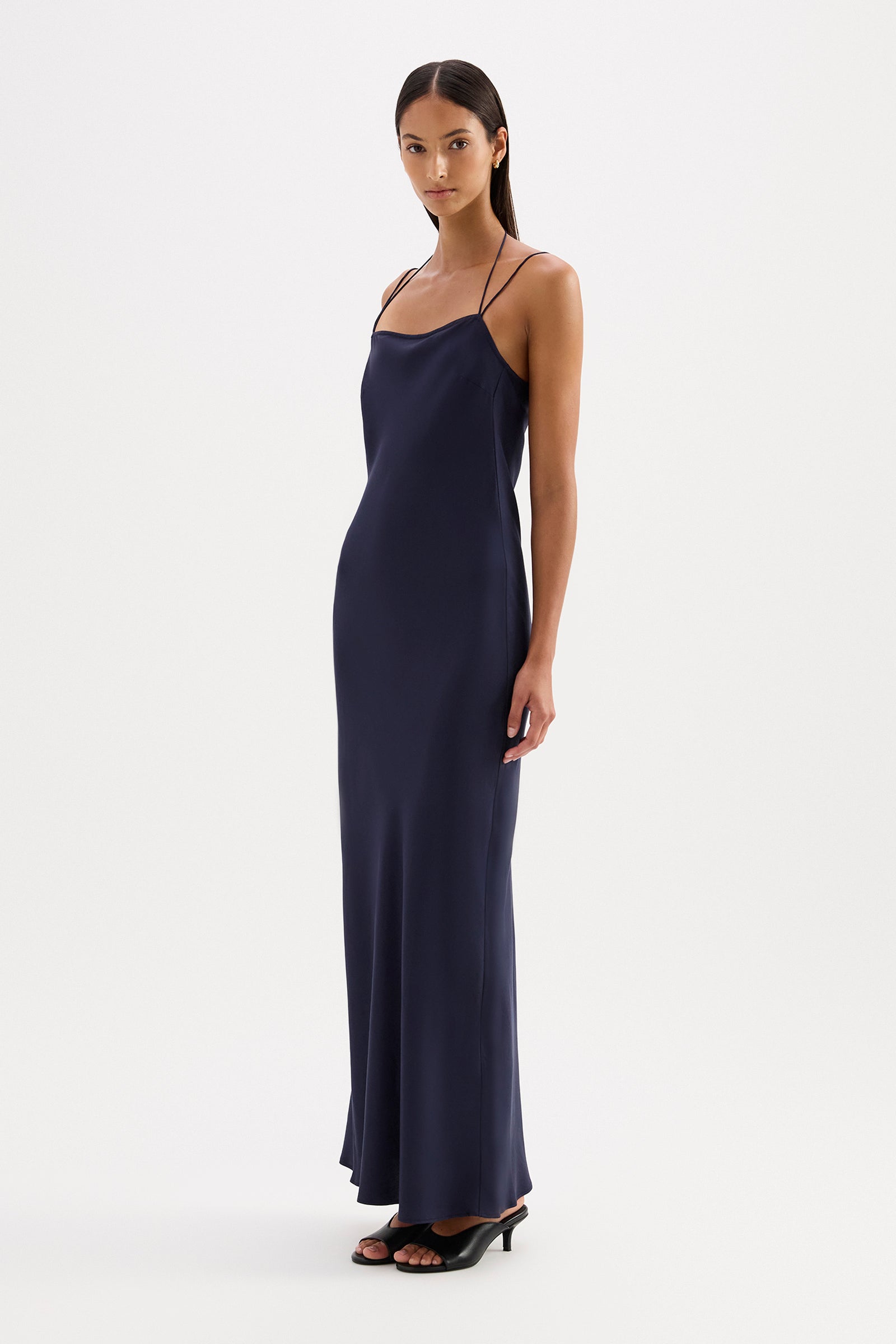 Lawton Tencel Dress - Midnight
