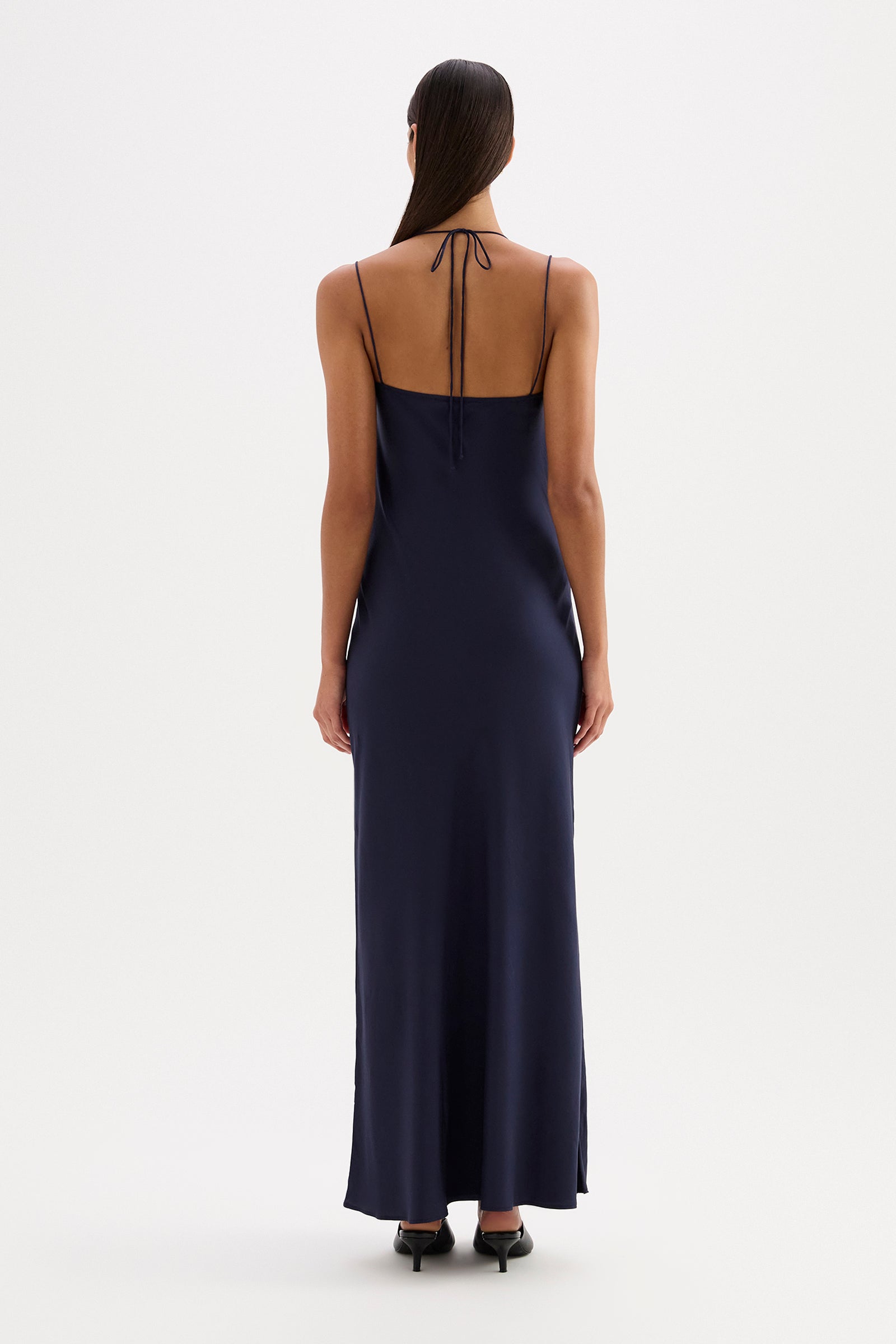 Lawton Tencel Dress - Midnight