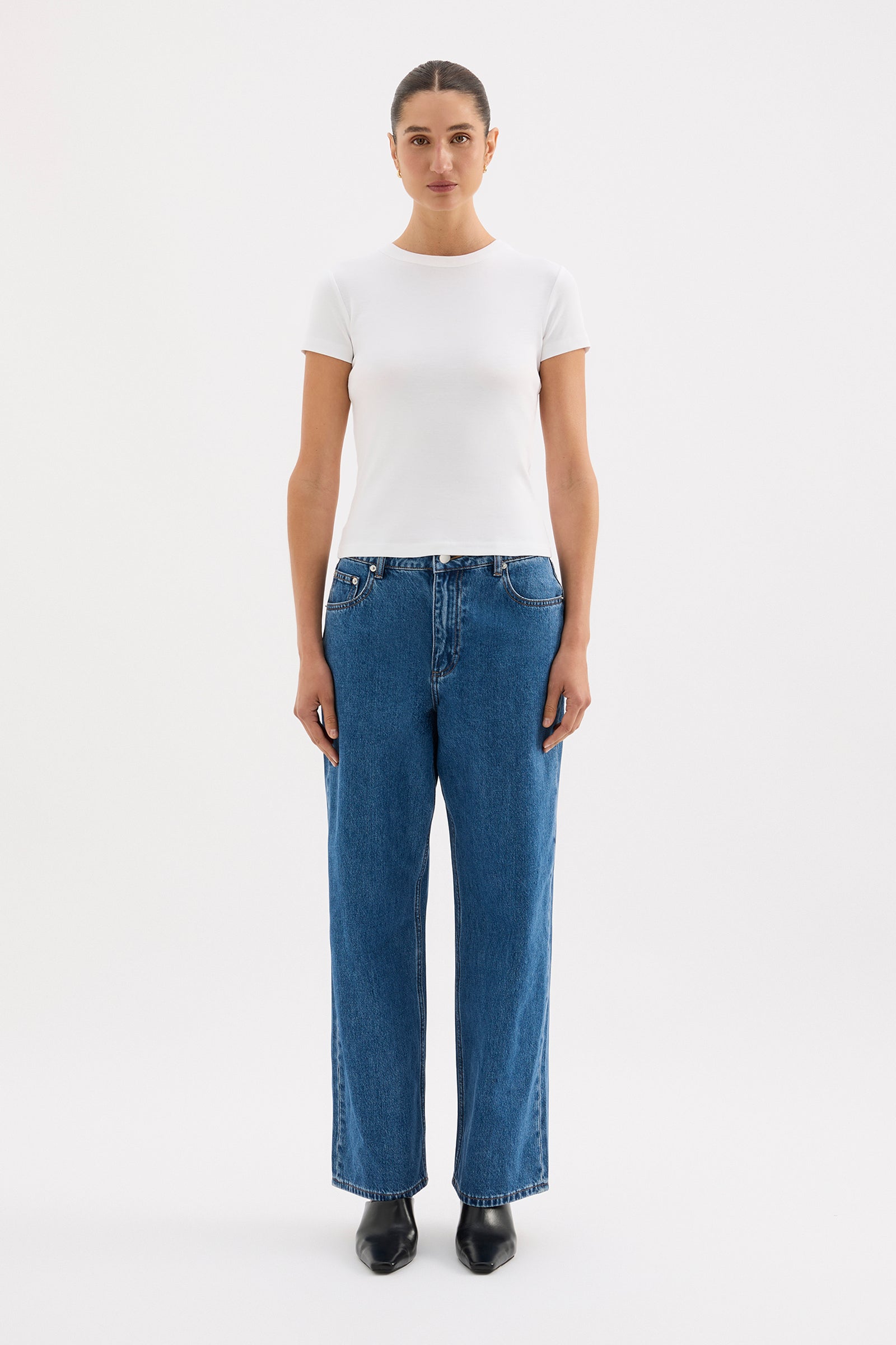 Organic Baby Tee - White