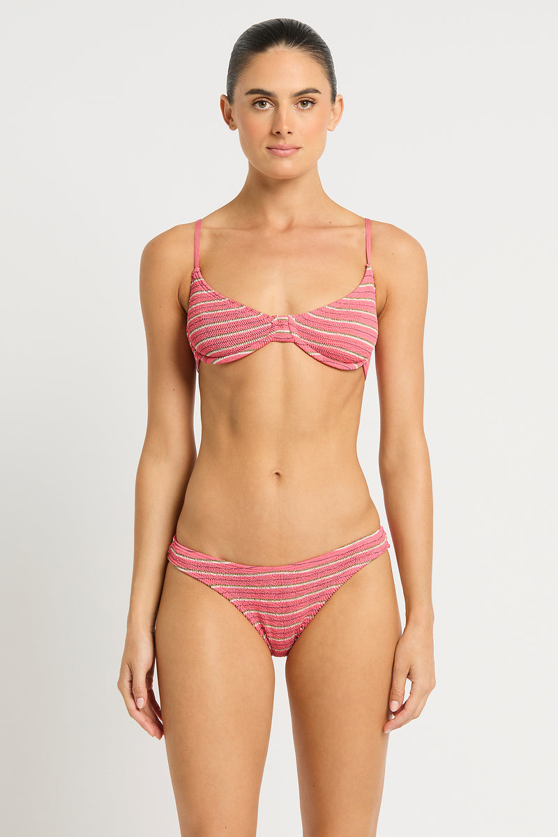 Gracie Balconette - Watermelon Stripe