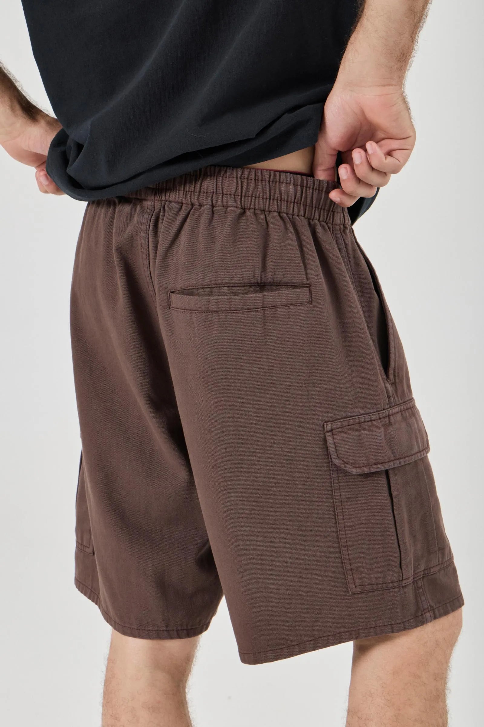 Tradie Cargo Short - Dark Cocoa