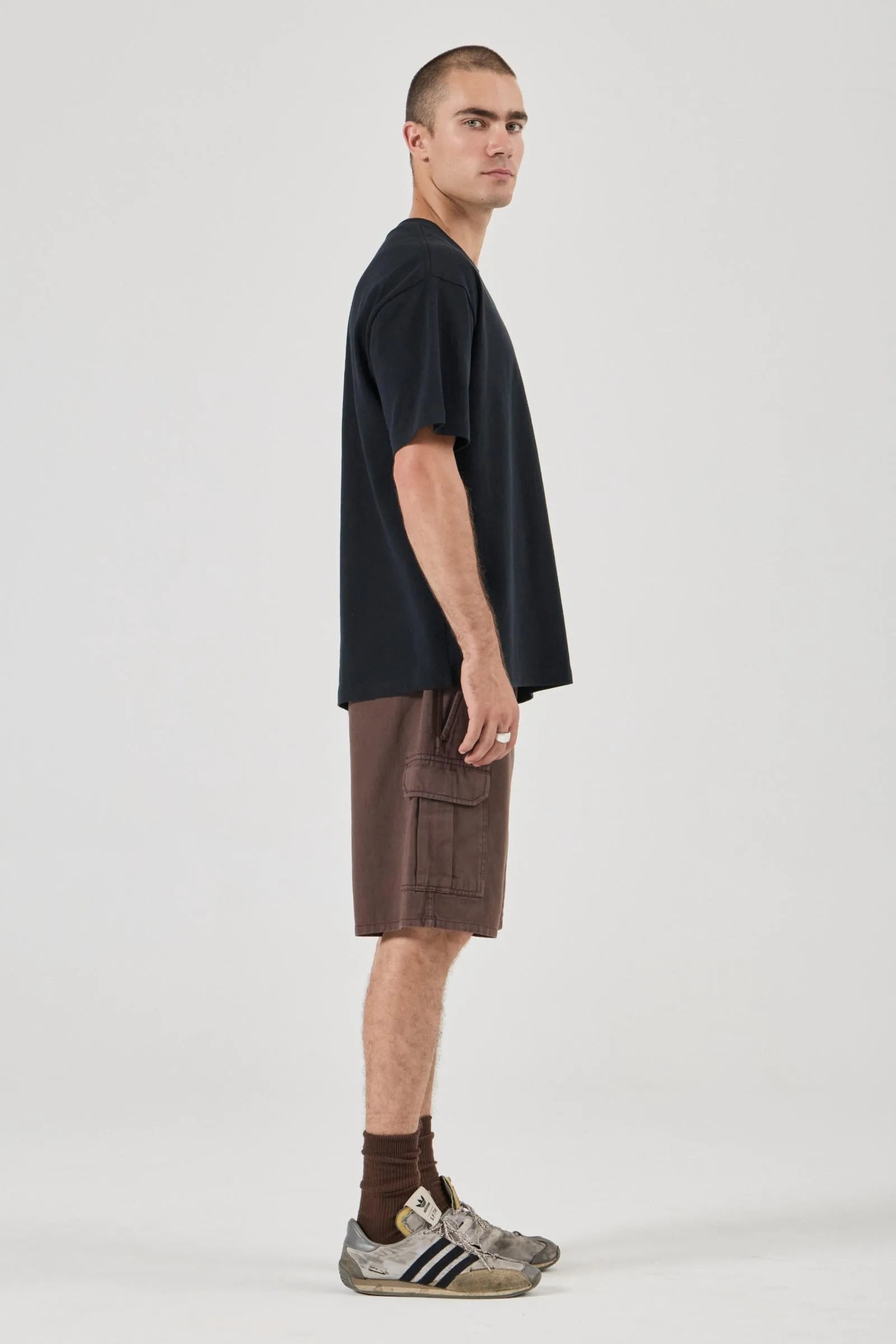 Tradie Cargo Short - Dark Cocoa