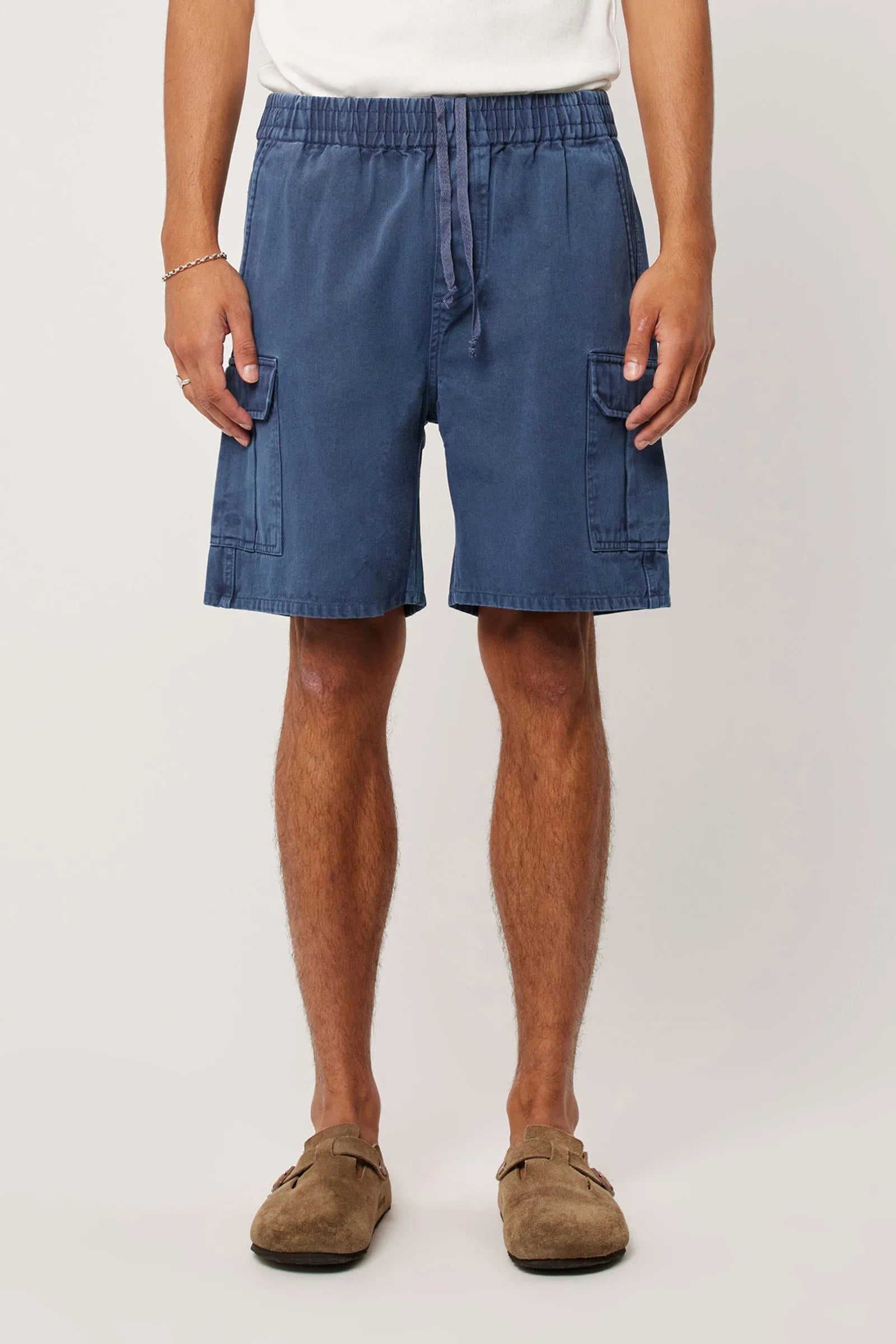 Tradie Cargo Short - Steele Blue