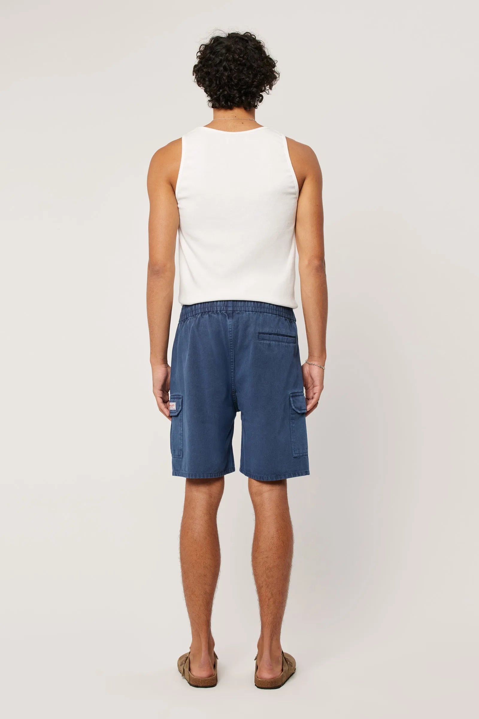 Tradie Cargo Short - Steele Blue