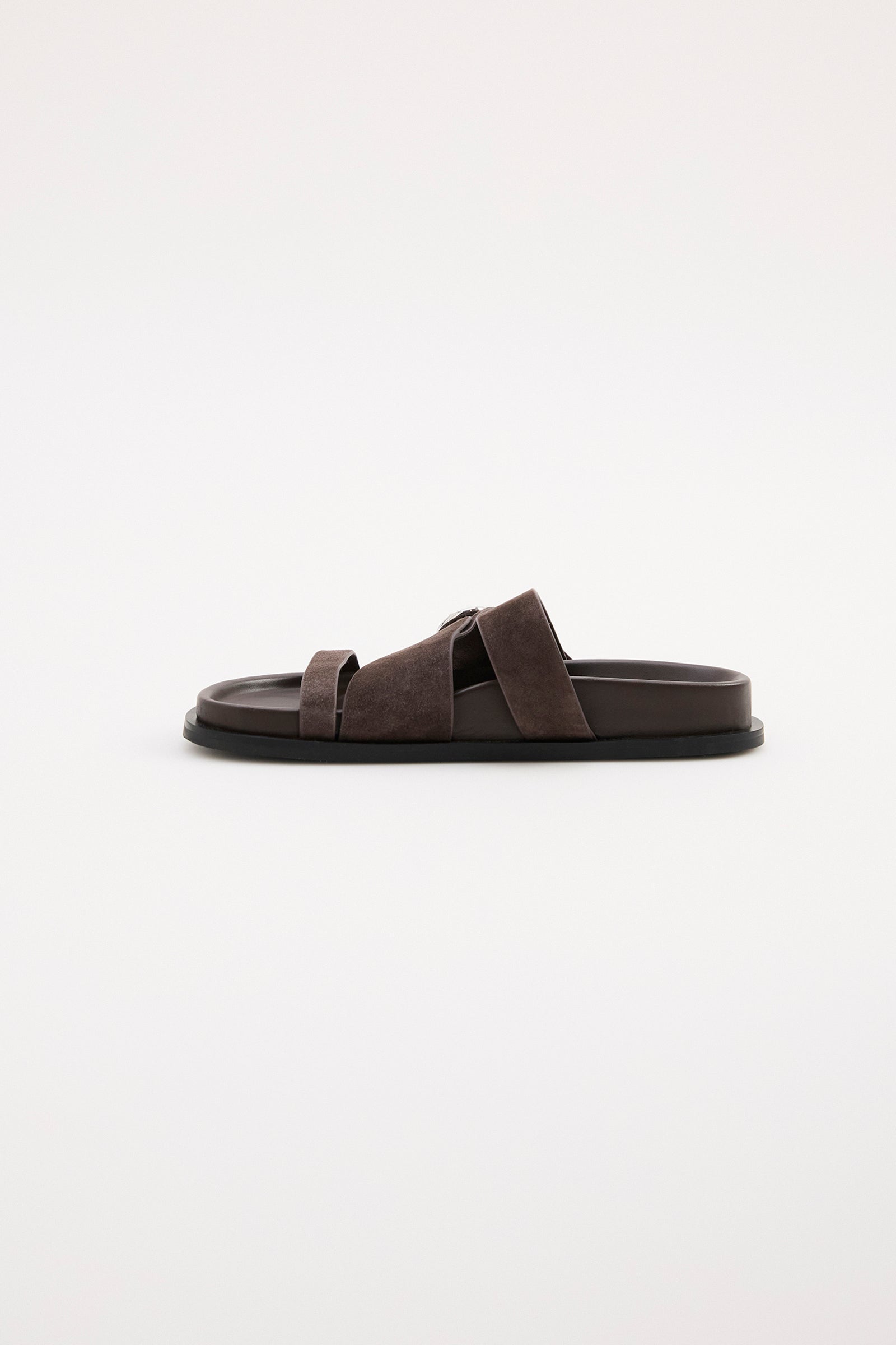 Rowan Leather Slide - Chocolate