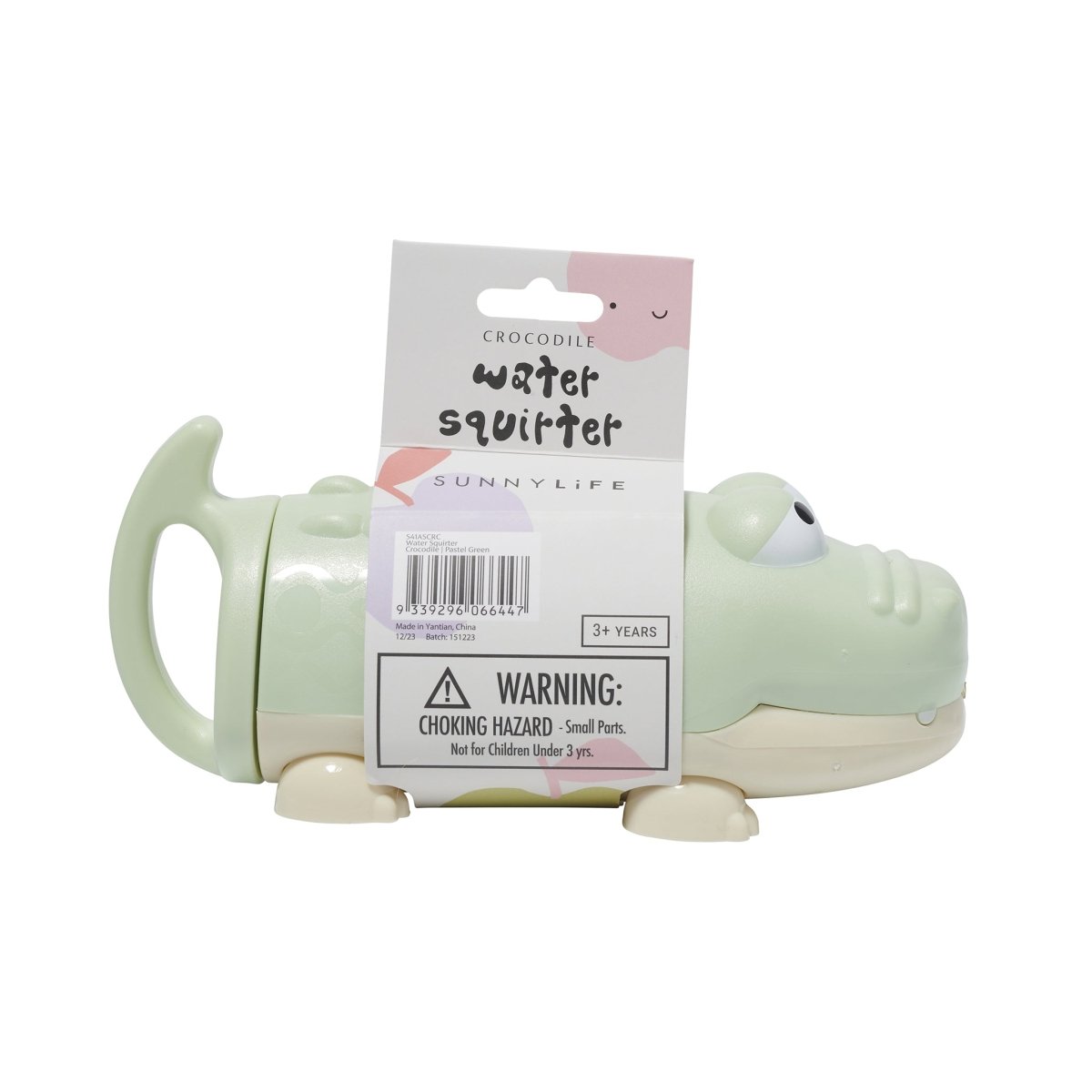 Water Squirter - Crocodile Pastel Green
