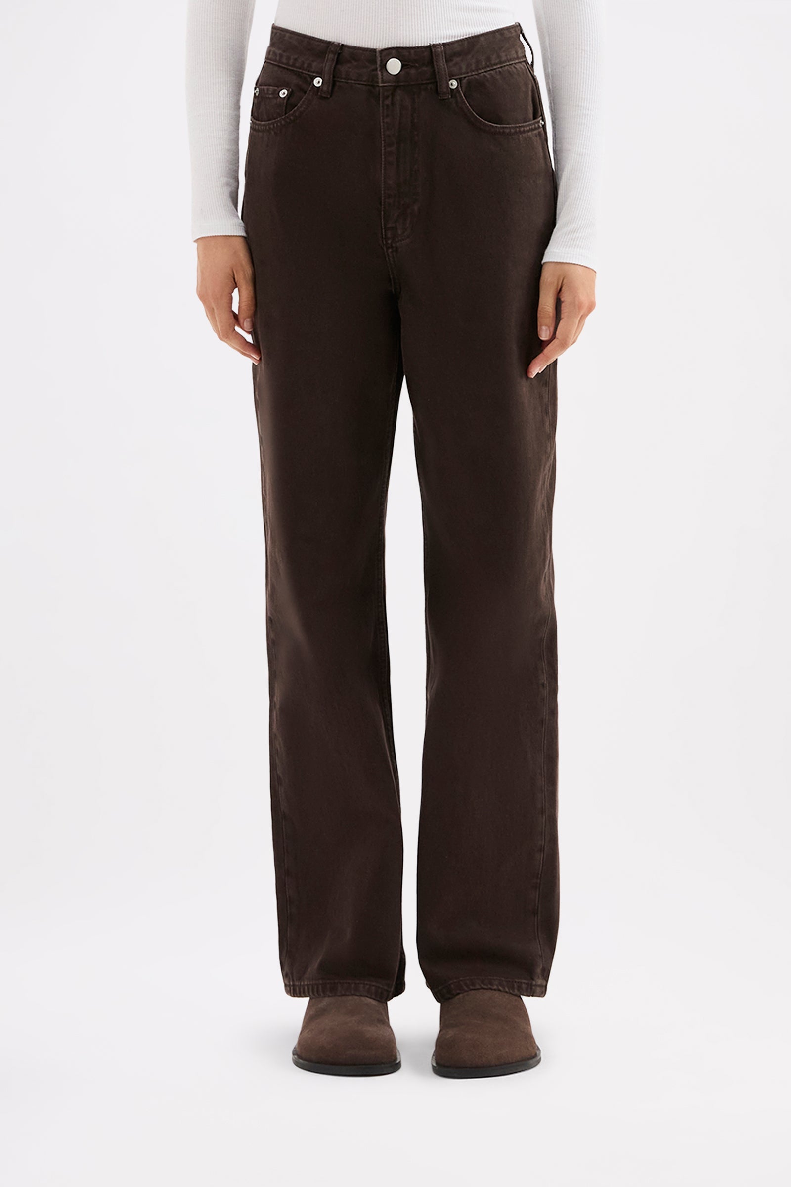 Organic Relaxed Jean - Espresso