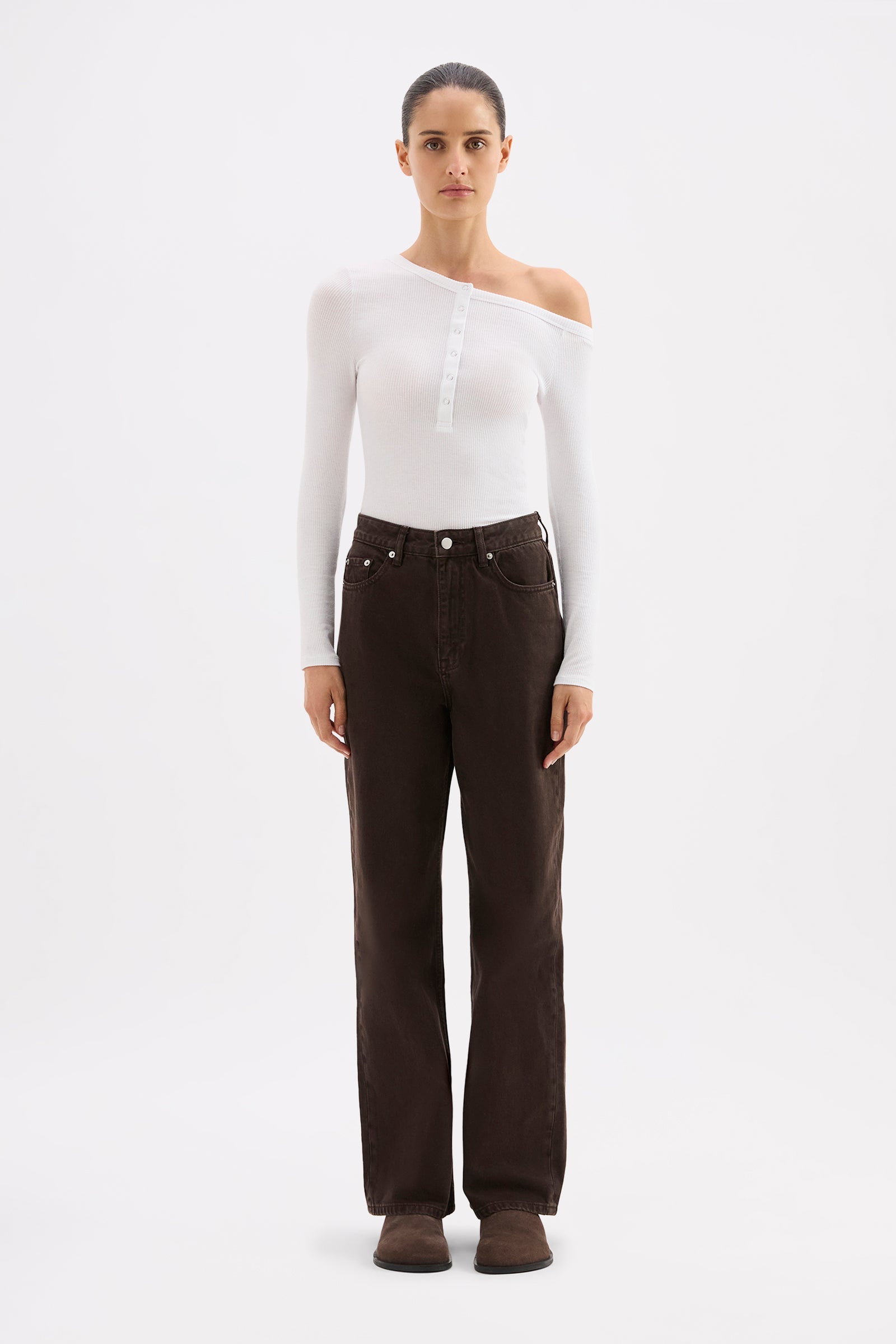 Organic Relaxed Jean - Espresso