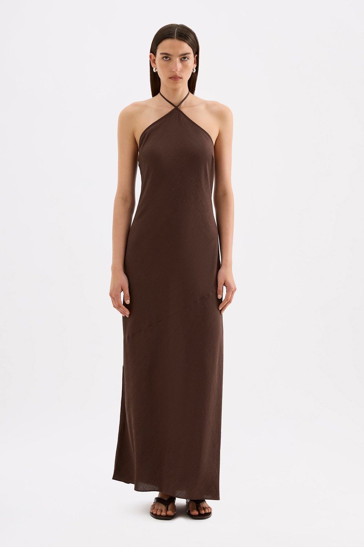 Waylon Maxi Dress - Chocolate