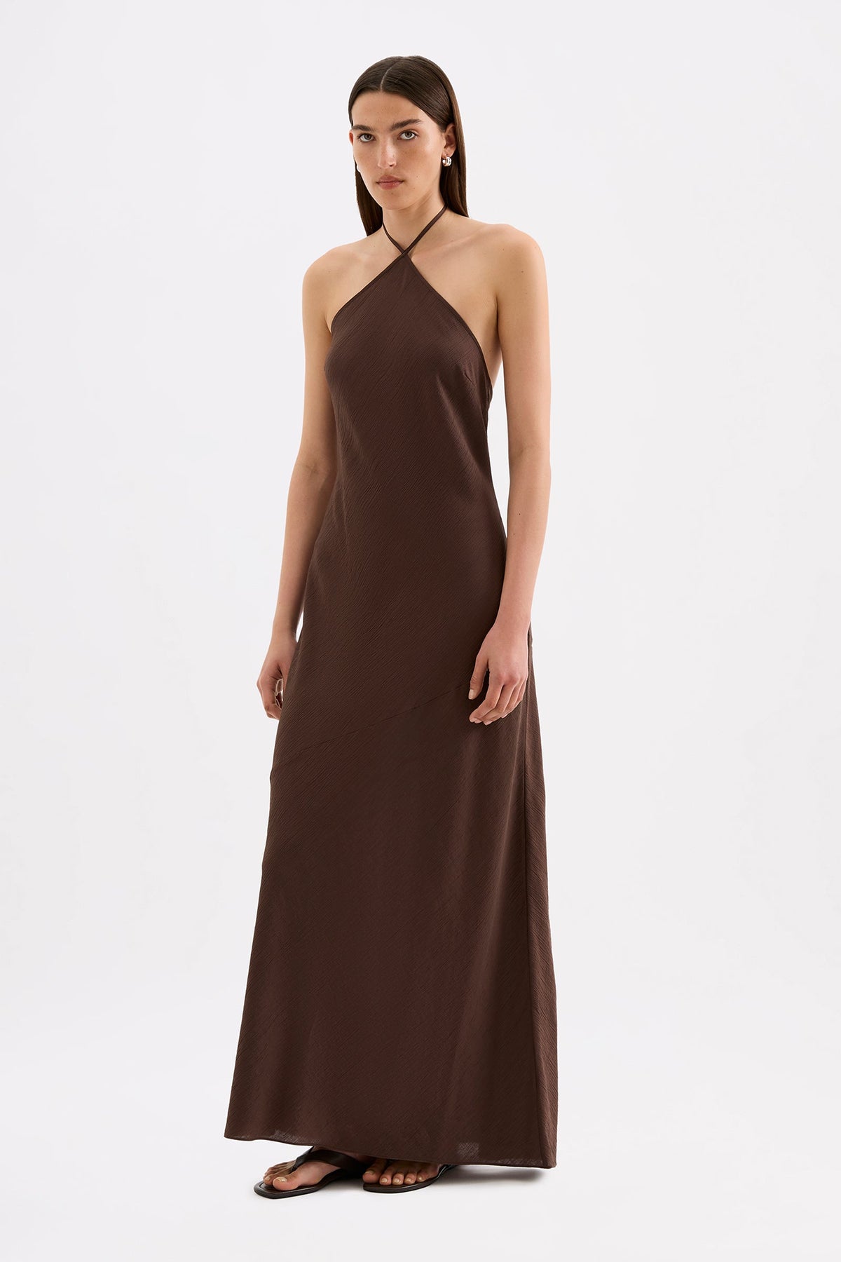 Waylon Maxi Dress - Chocolate