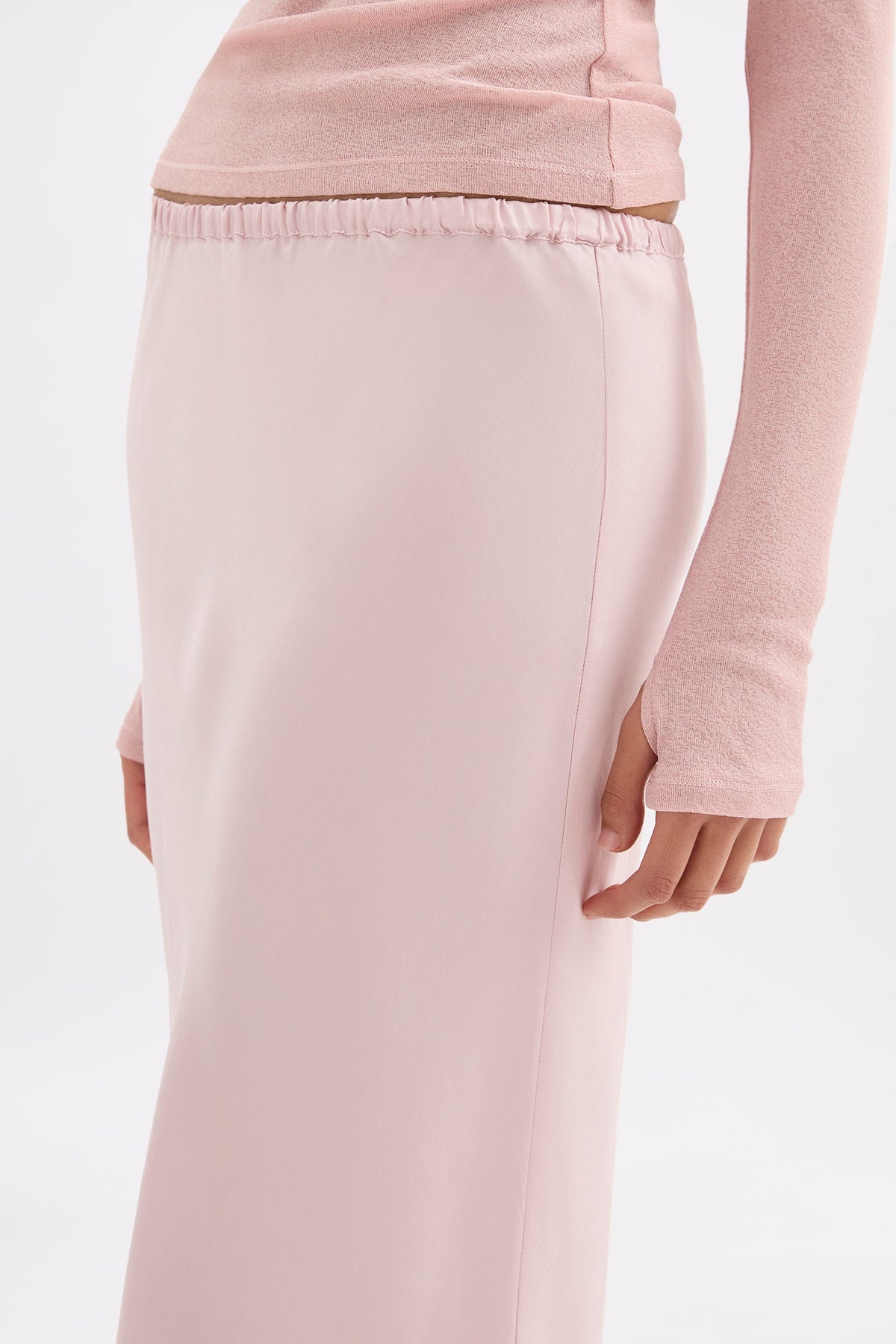 Tilly Tencel Skirt - Blush