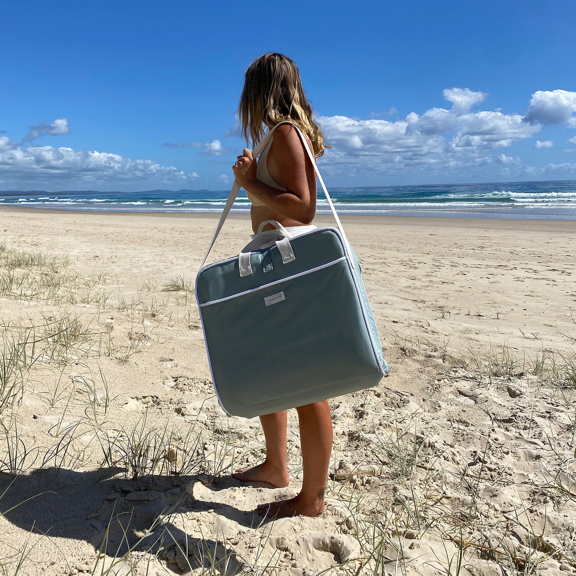 Take Anywhere Folding Chair - Sea Sage