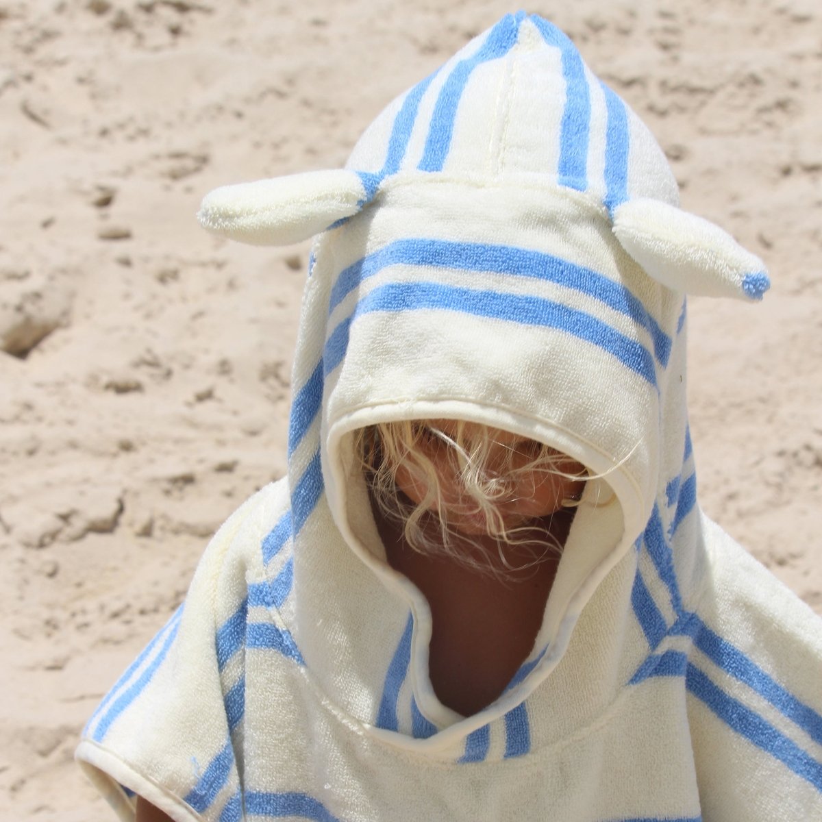 Kids Hooded Towel - Sid The Seagull