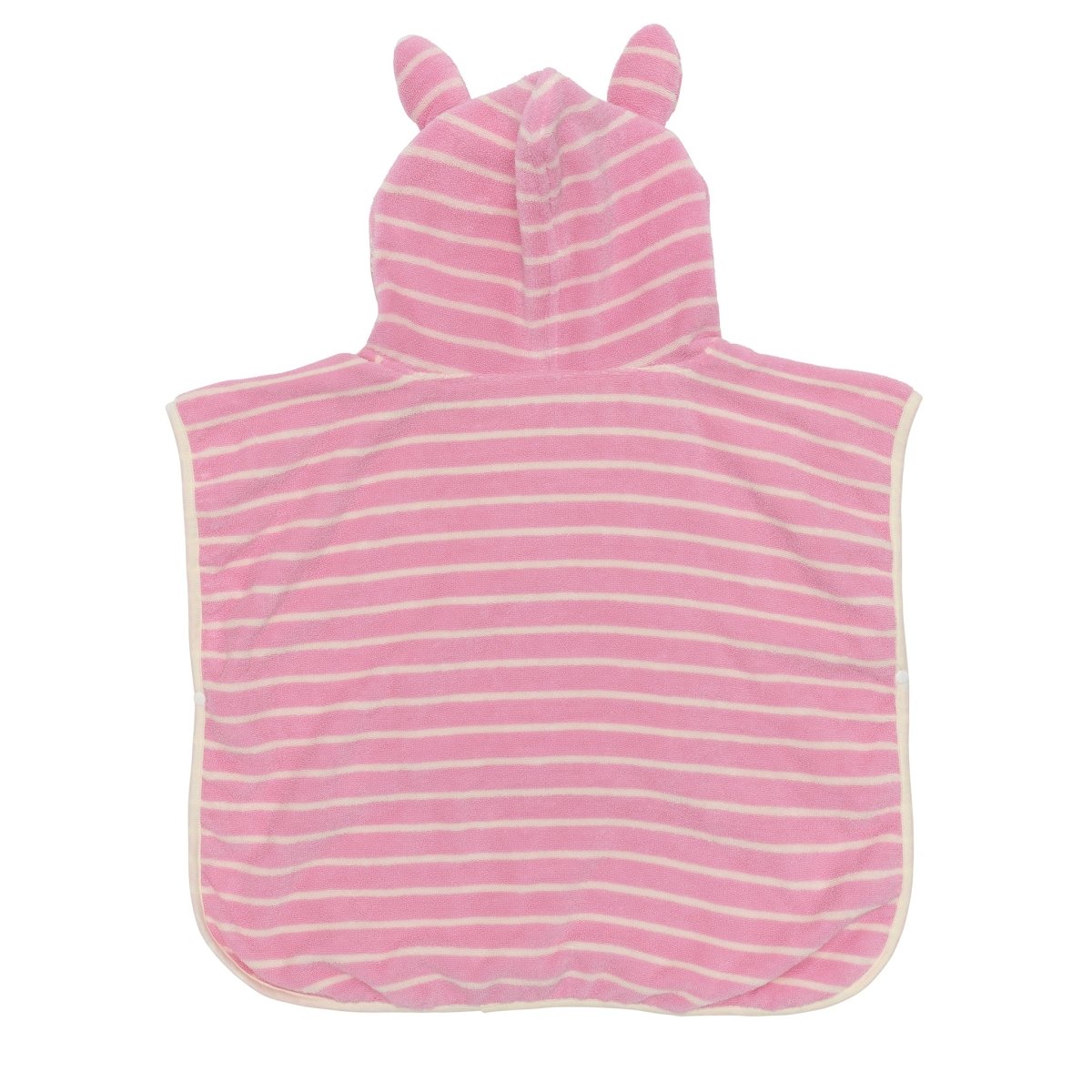Kids Hooded Towel - Cotton Candy Pink Stripe