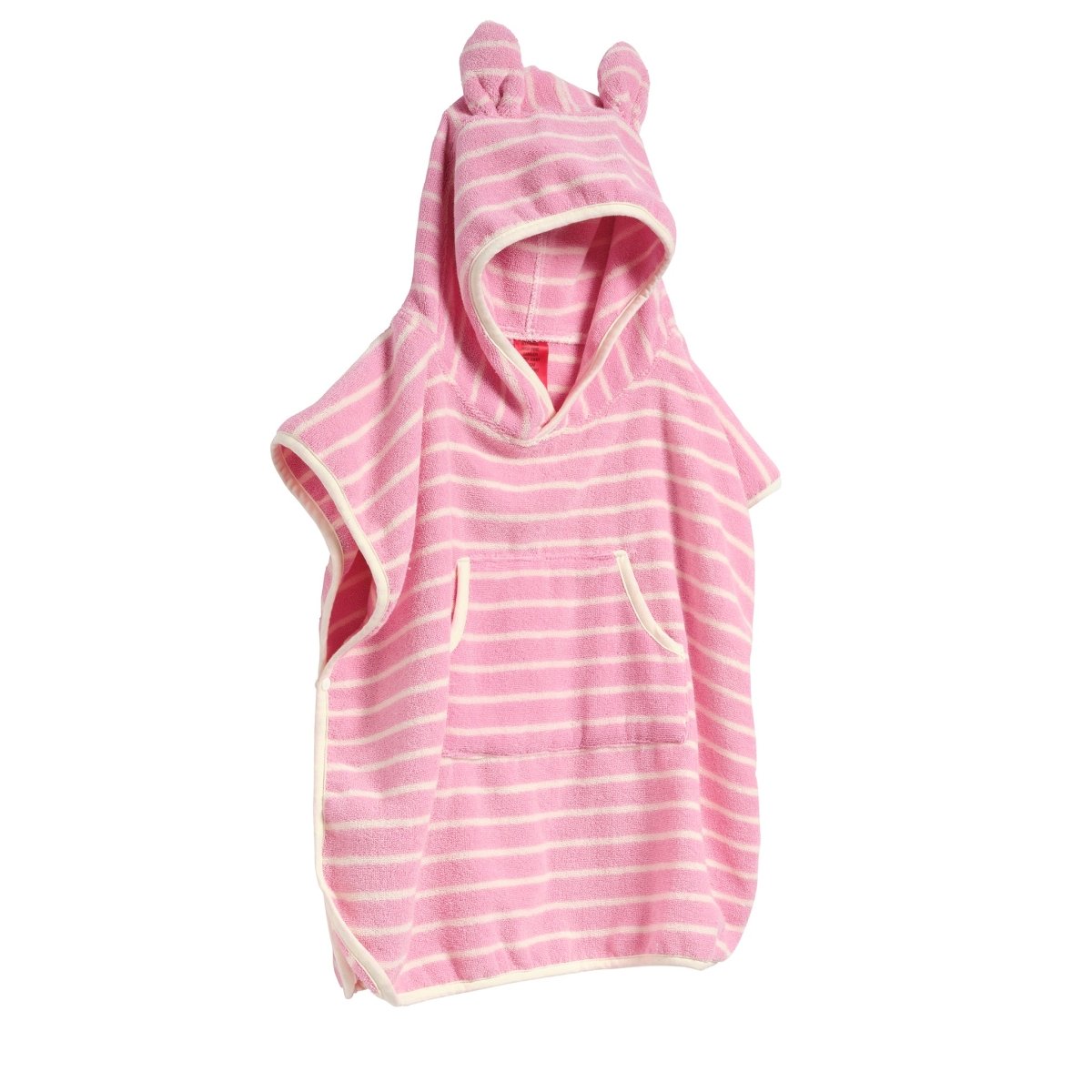 Kids Hooded Towel - Cotton Candy Pink Stripe