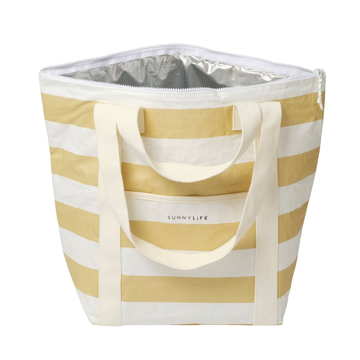 Light Cooler Tote - Butternut Stripe
