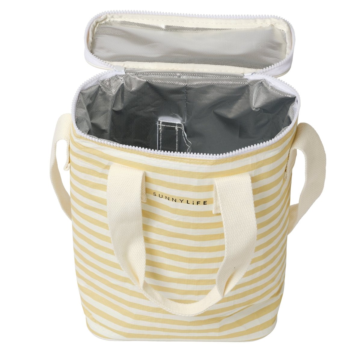 Light Cooler Drinks Bag - Butternut Stripe