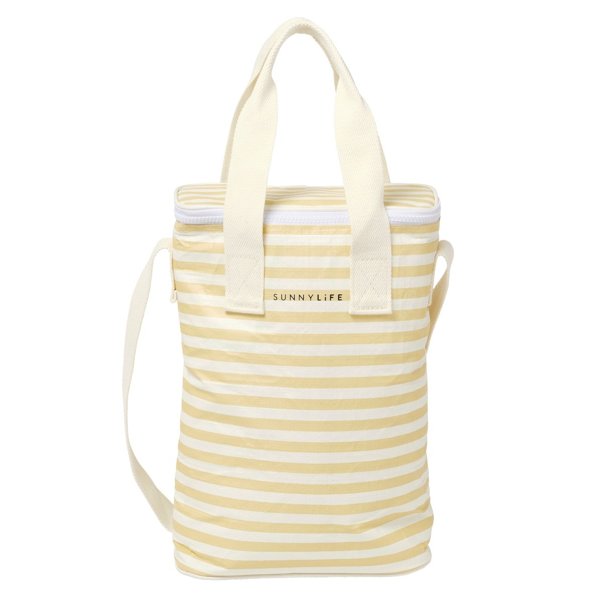 Light Cooler Drinks Bag - Butternut Stripe
