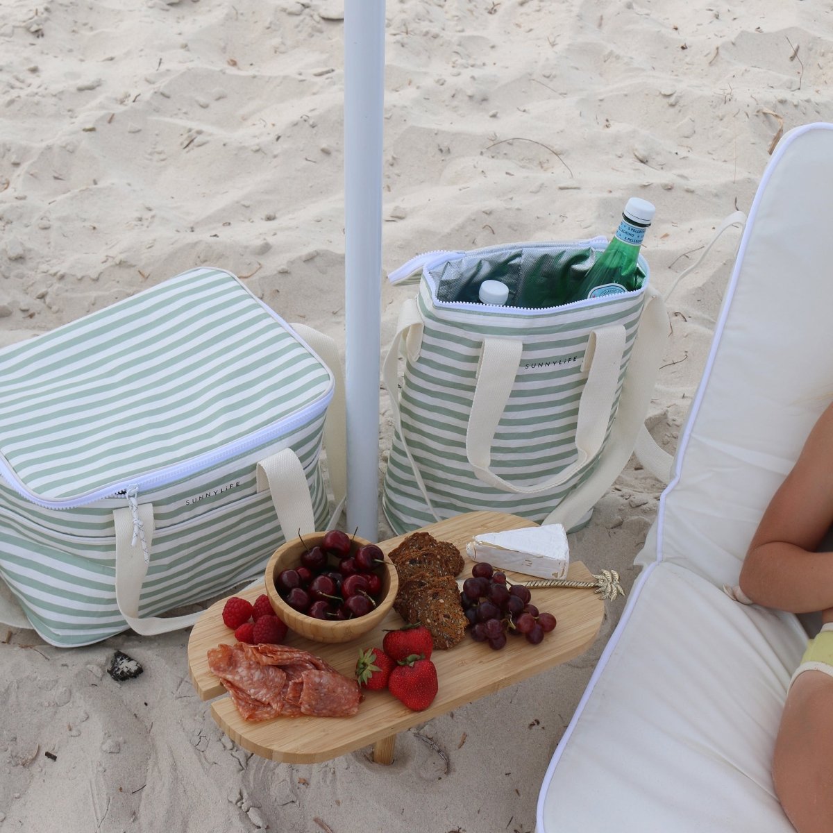 Light Cooler Drinks Bag - Sea Sage