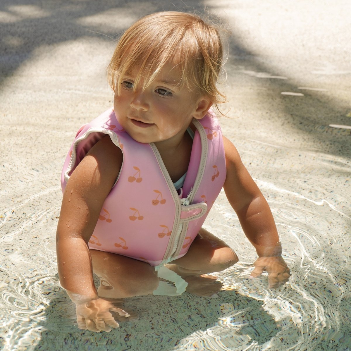 Kids Swim Vest 2-3Y - Ocean Magic Pink