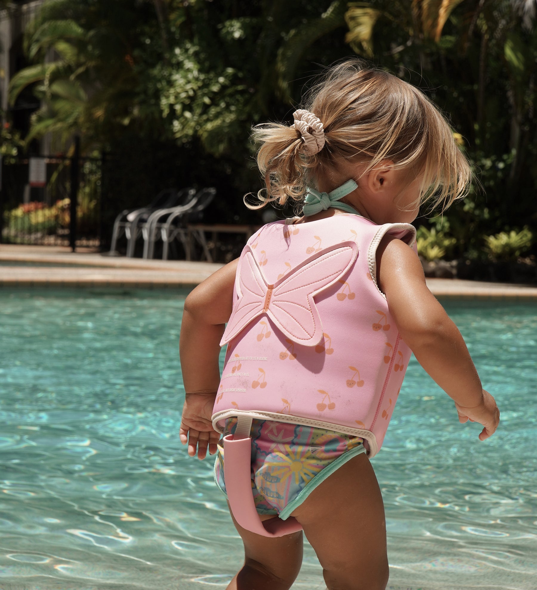 Kids Swim Vest 2-3Y - Ocean Magic Pink