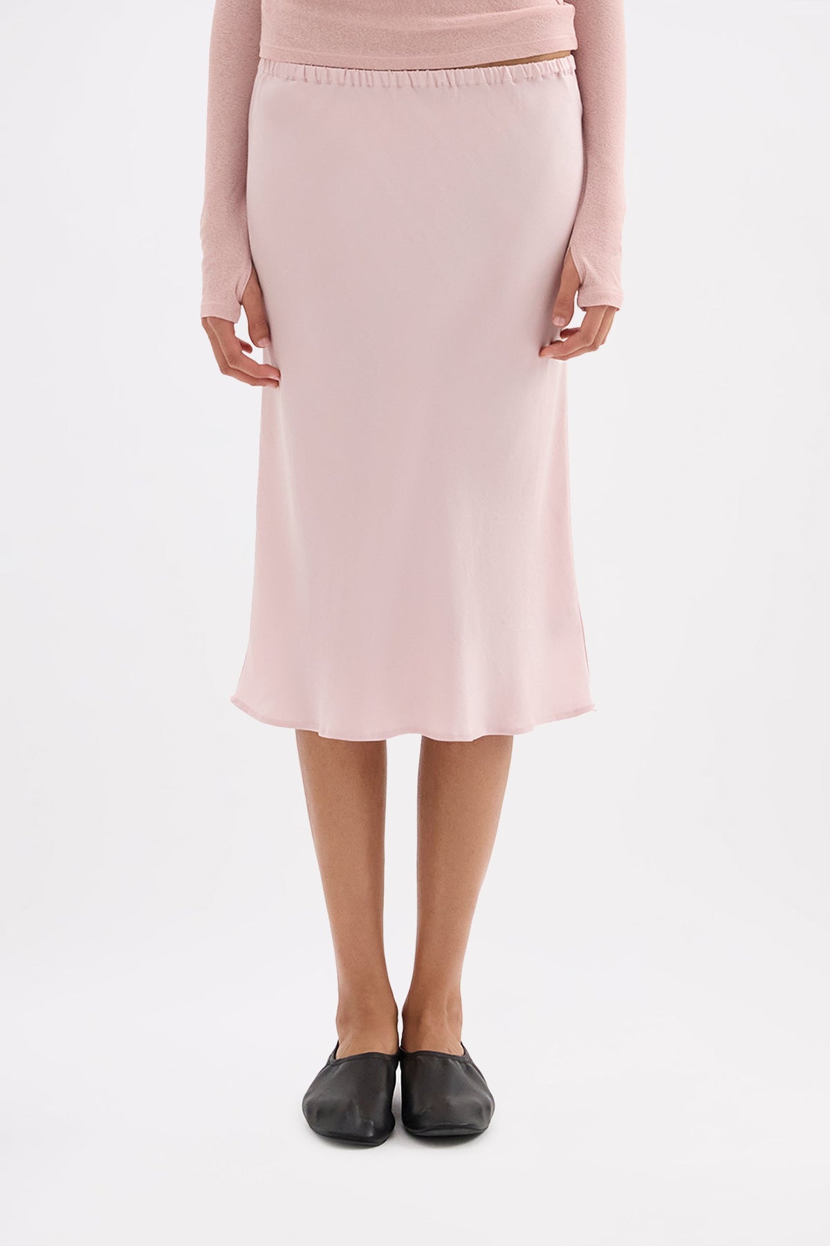Tilly Tencel Skirt - Blush