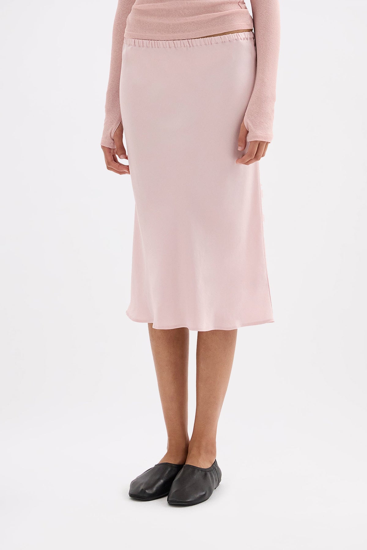 Tilly Tencel Skirt - Blush