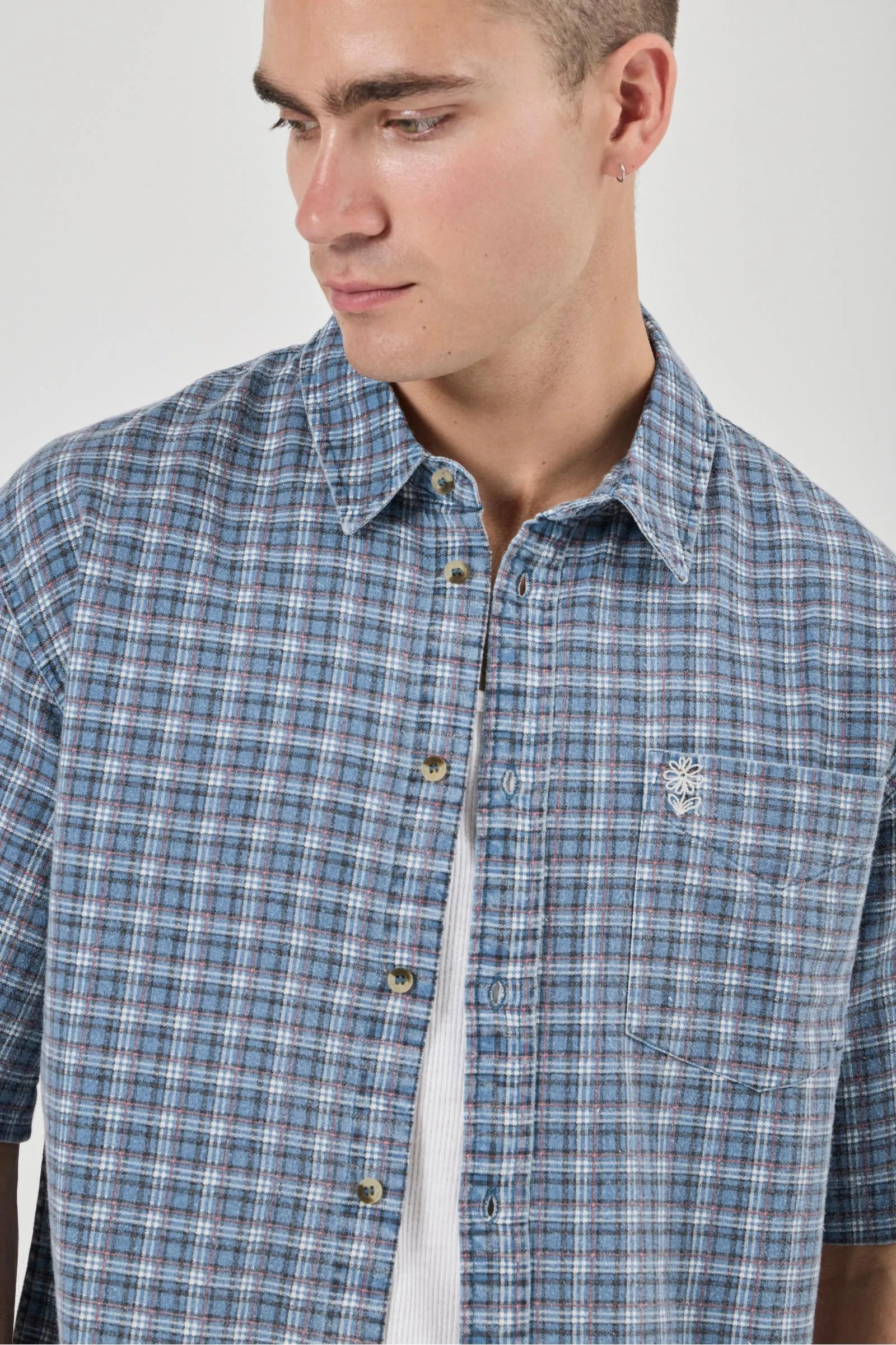 Mariner Check Shirt - Blue Collar