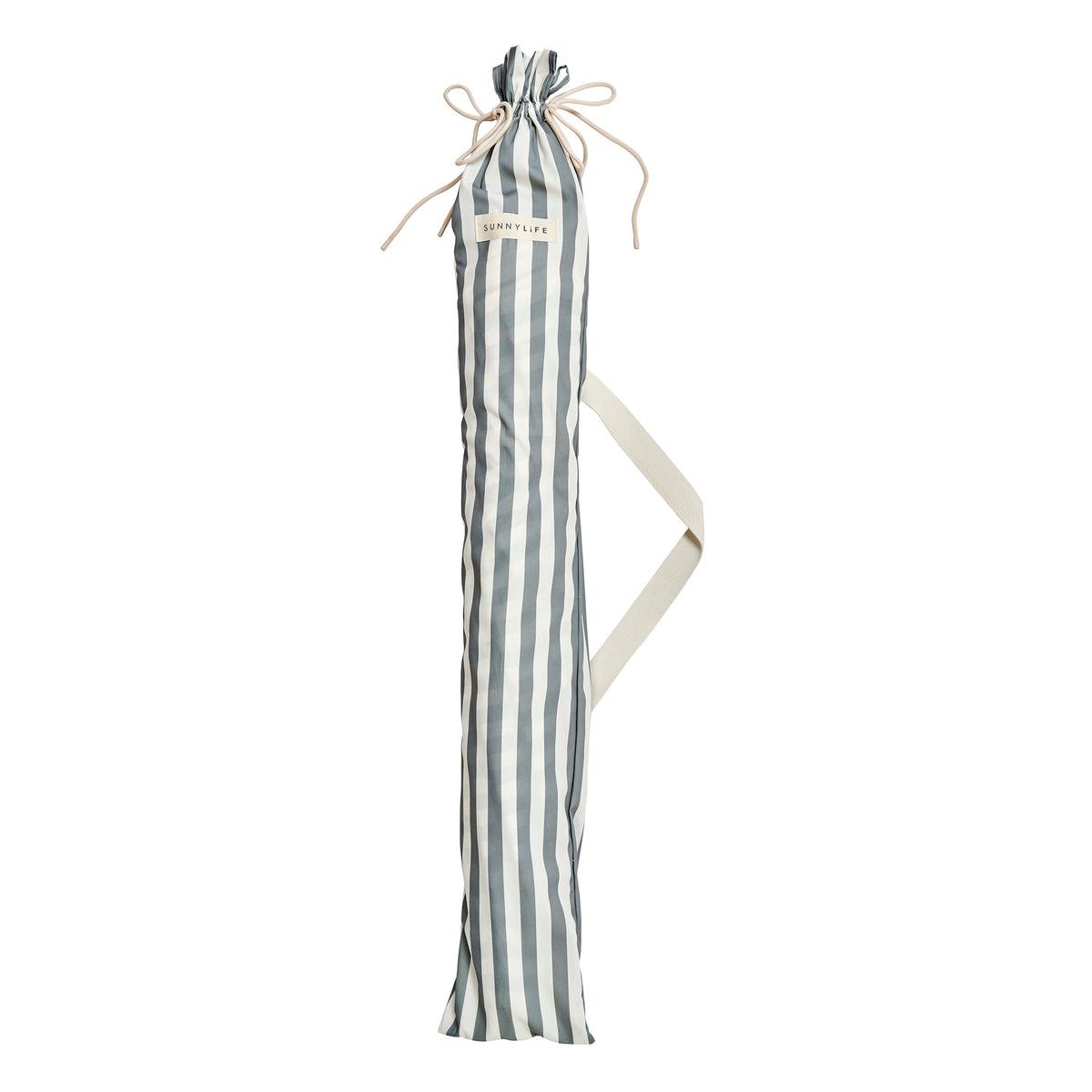 Luxe Beach Umbrella - Seagrass Stripe