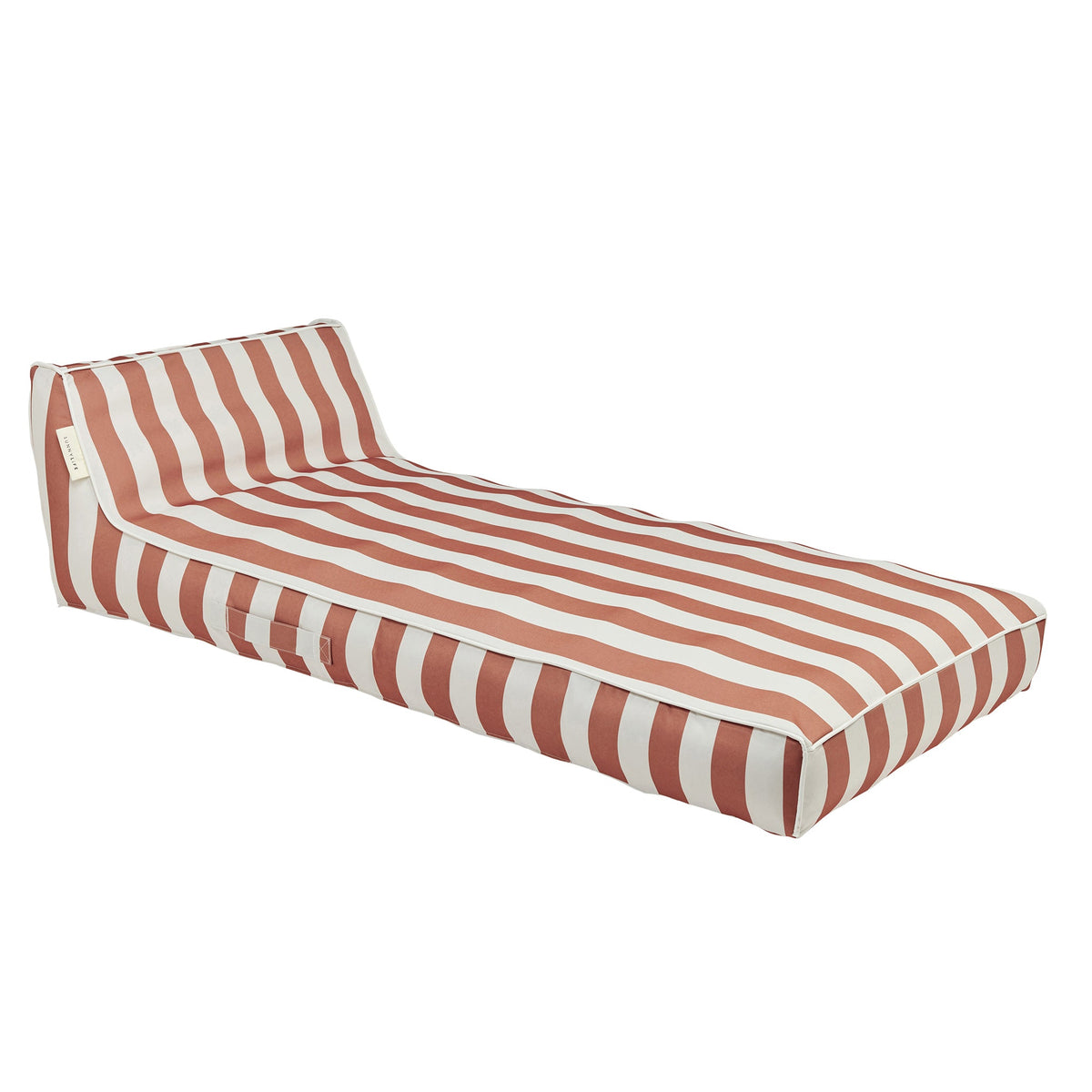 Luxe Lie-On Lounger Tierra Clay Stripe