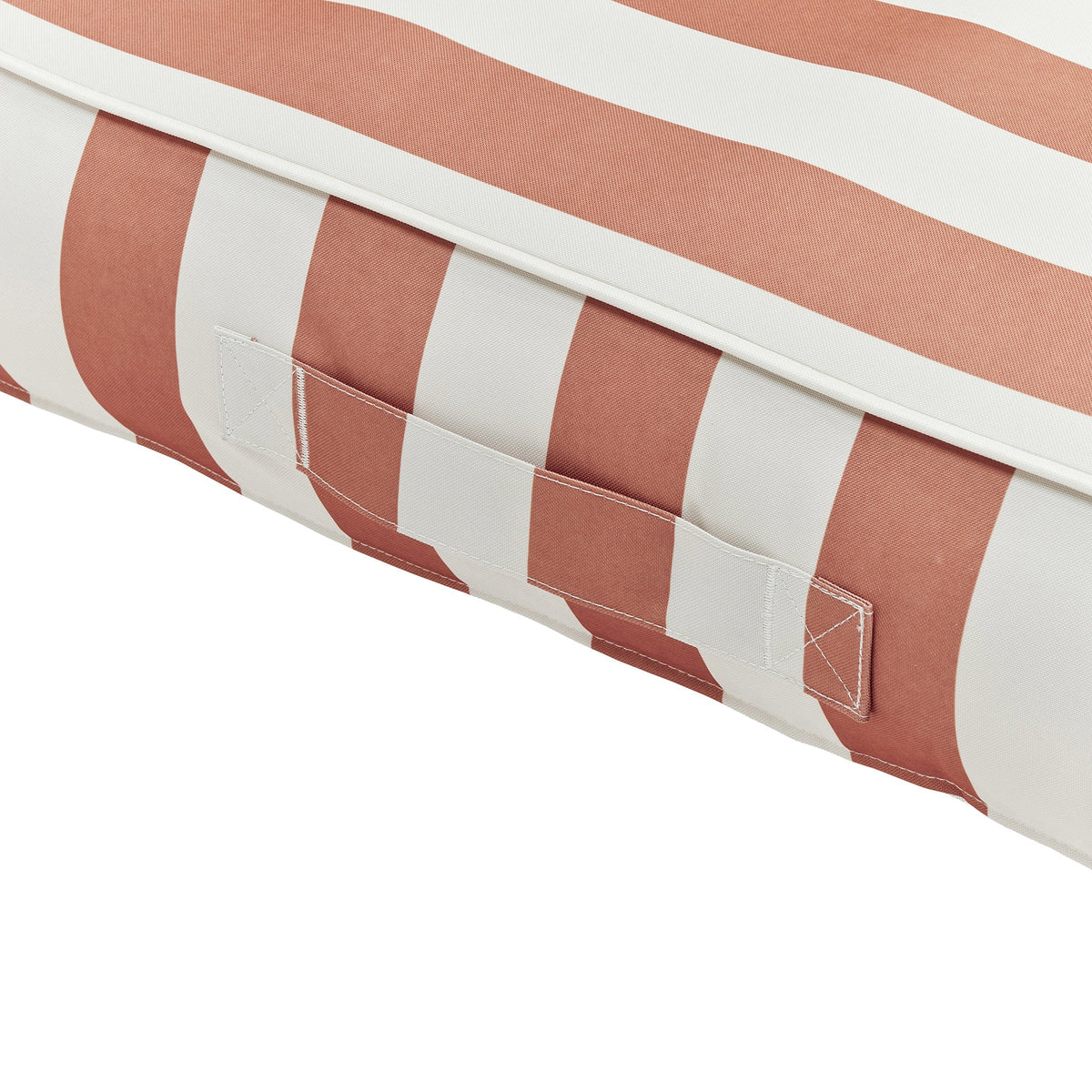 Luxe Lie-On Lounger Tierra Clay Stripe