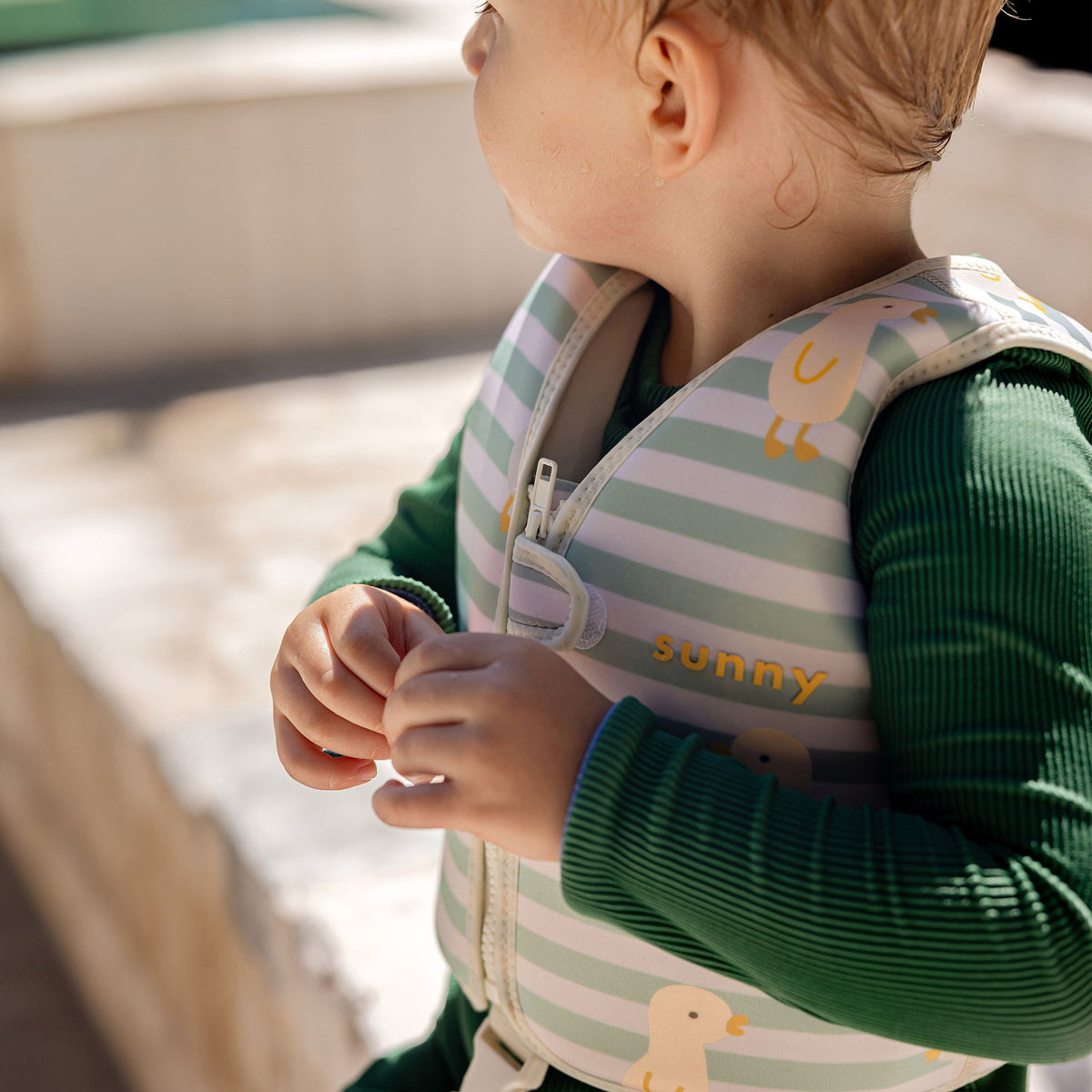 Kids Swim Vest 1-2 Dex the Duck Multi