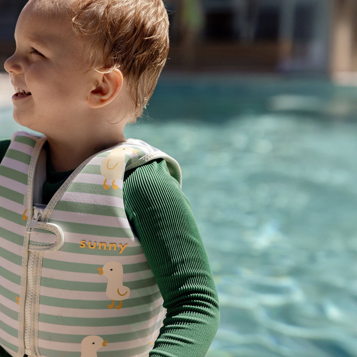 Kids Swim Vest 1-2 Dex the Duck Multi