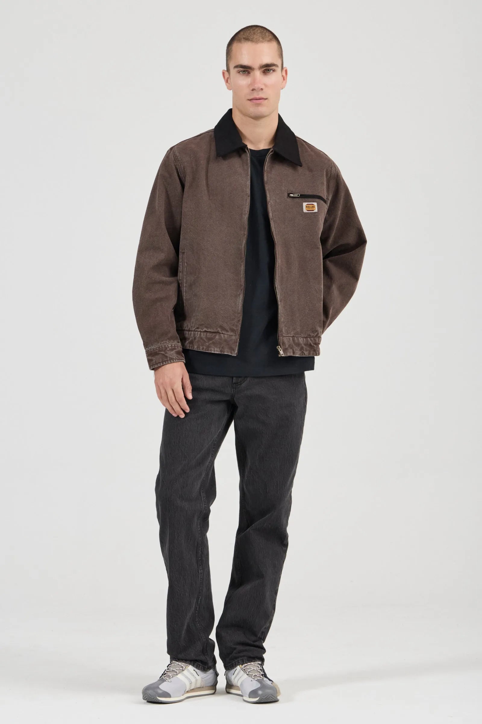 Nailhead Miner Jacket - Dark Brown