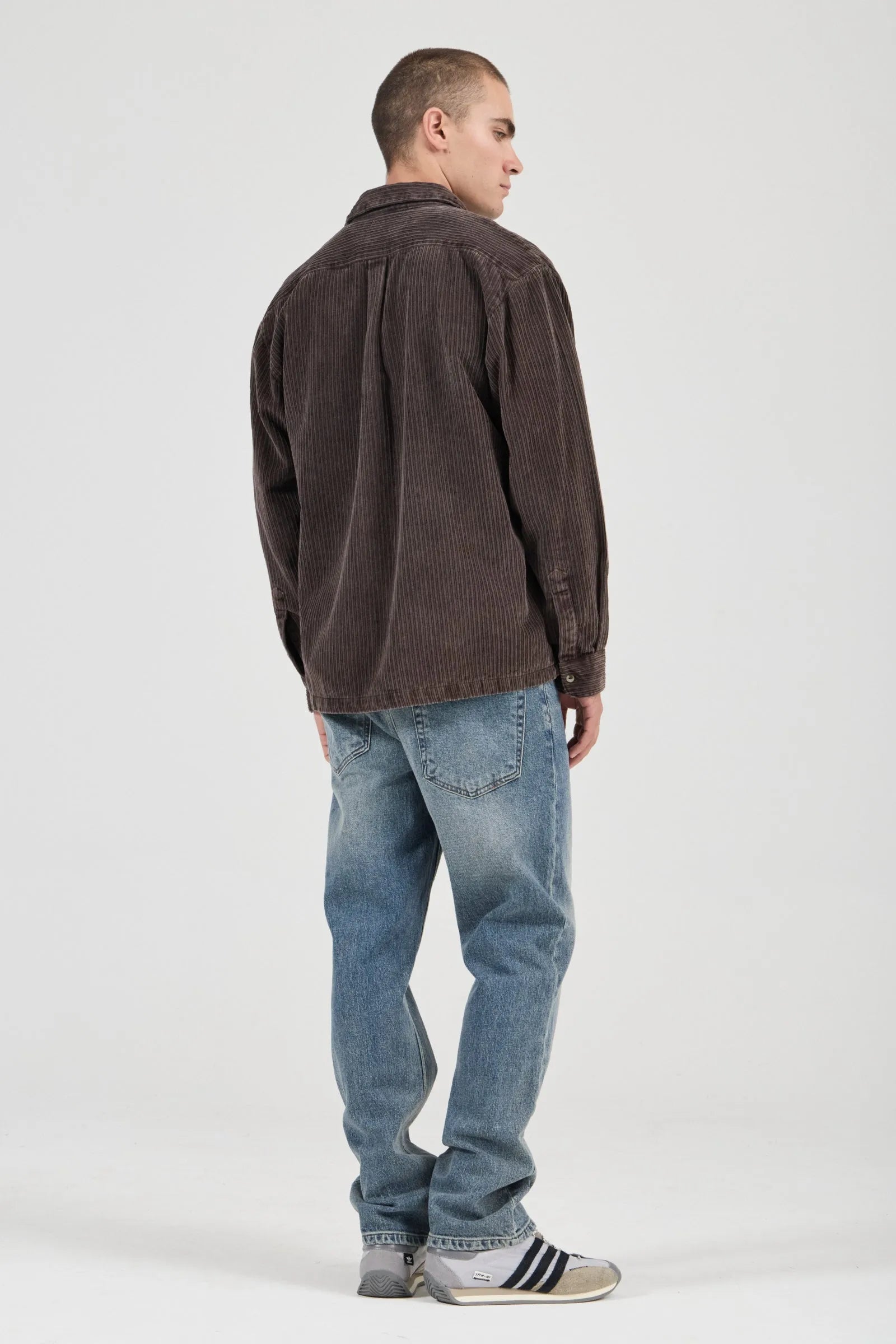 Campus Cord Long Sleeve - Dark Brown