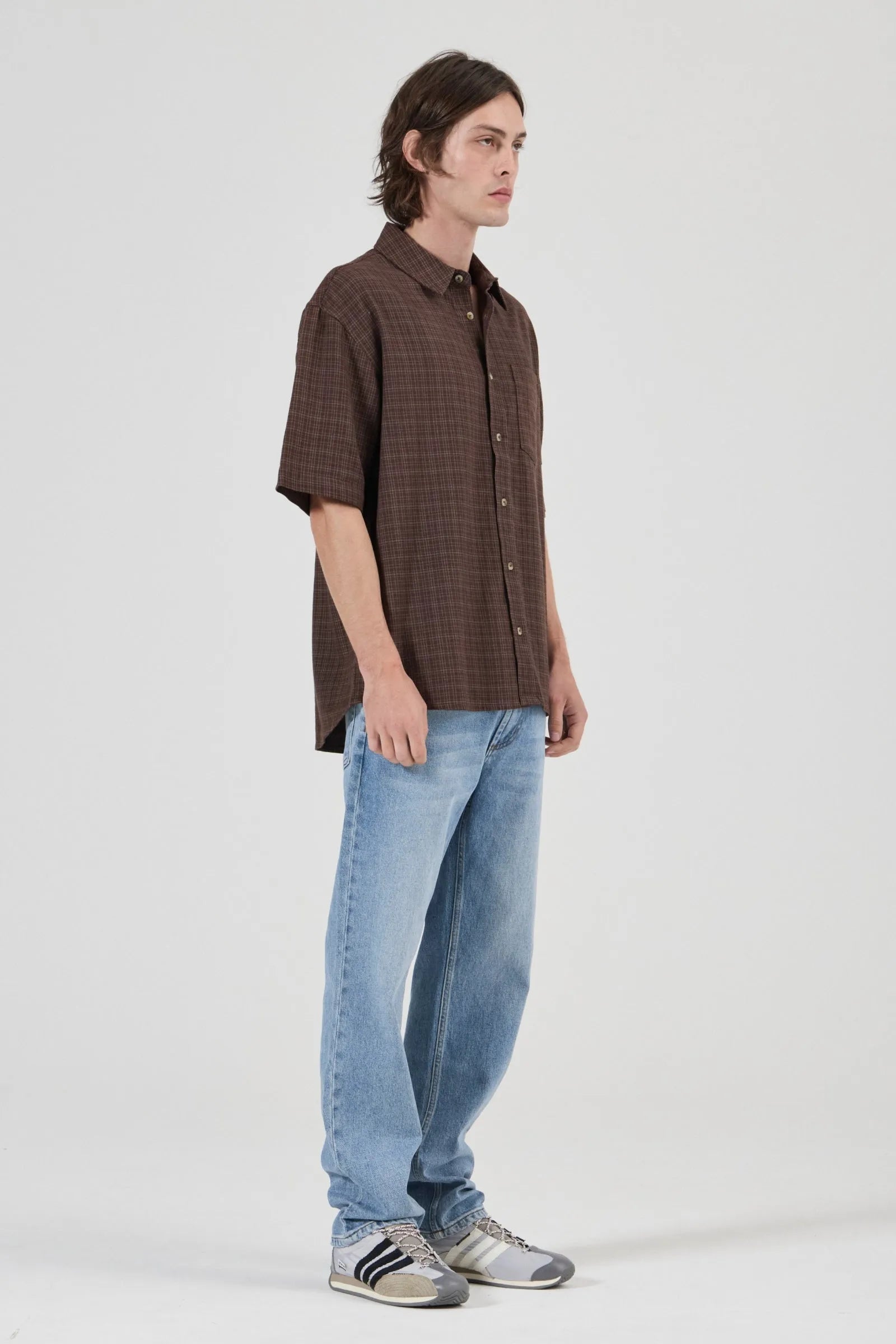 Axle Check Shirt - Brown