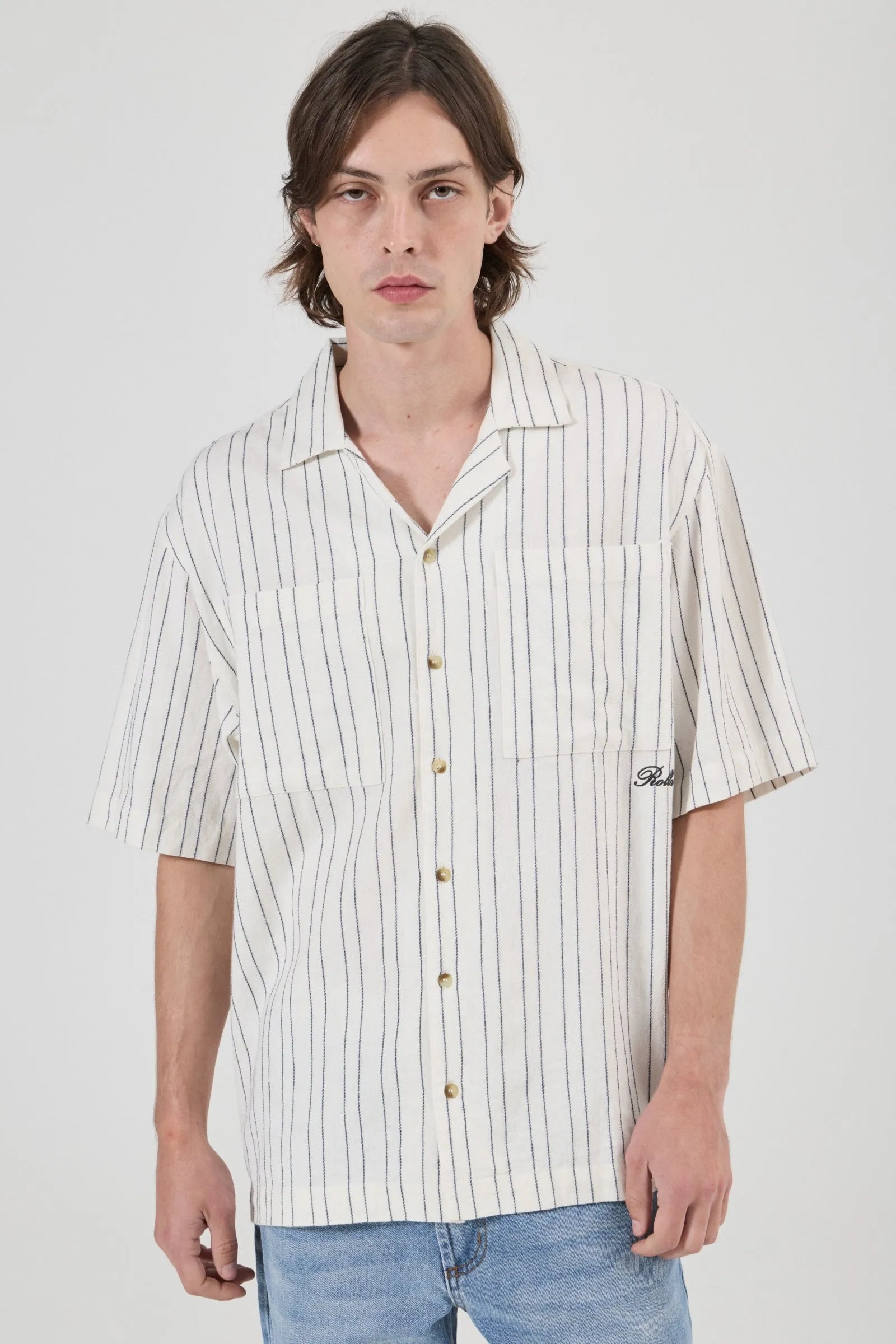 Deuce Bowler Shirt - White