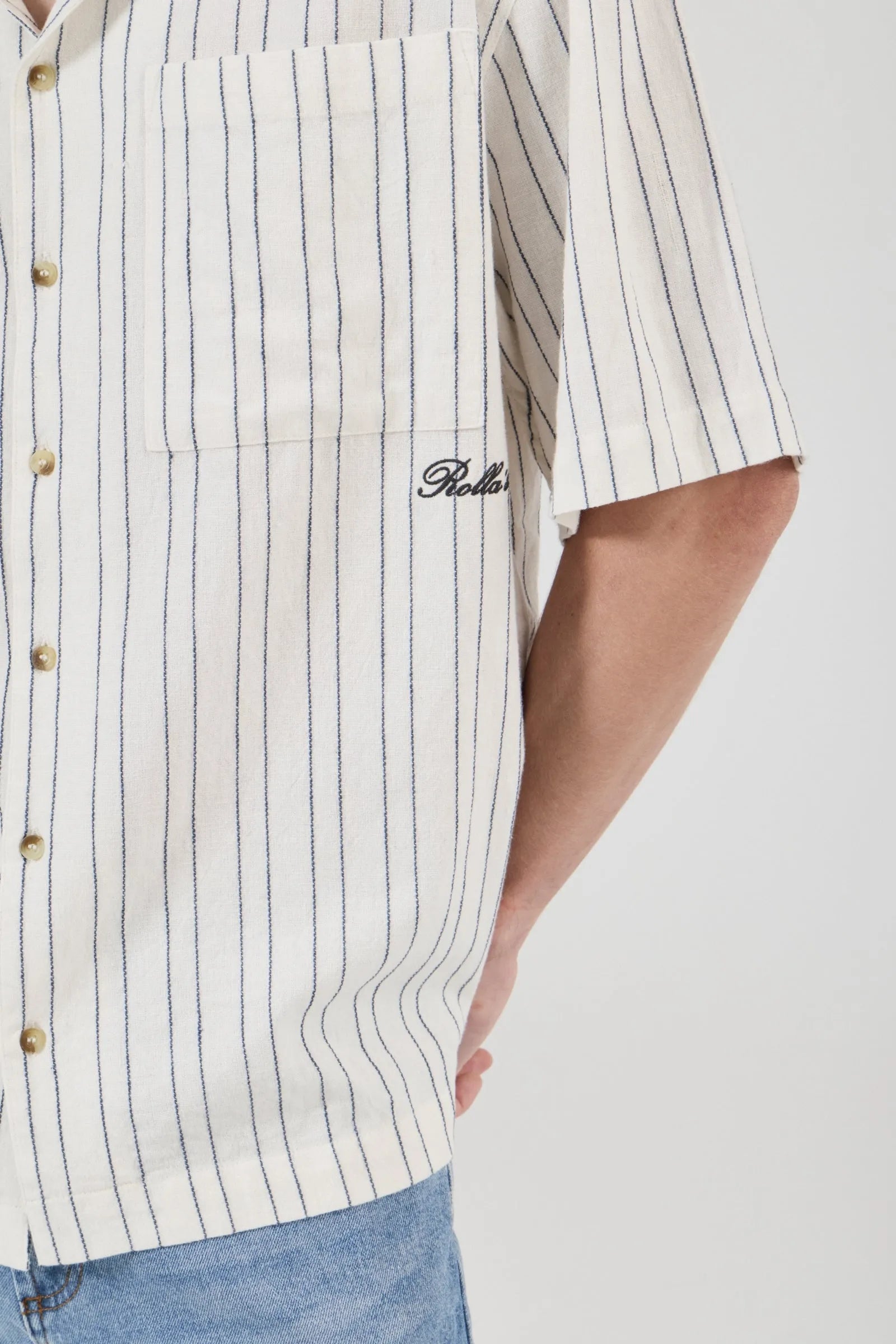 Deuce Bowler Shirt - White