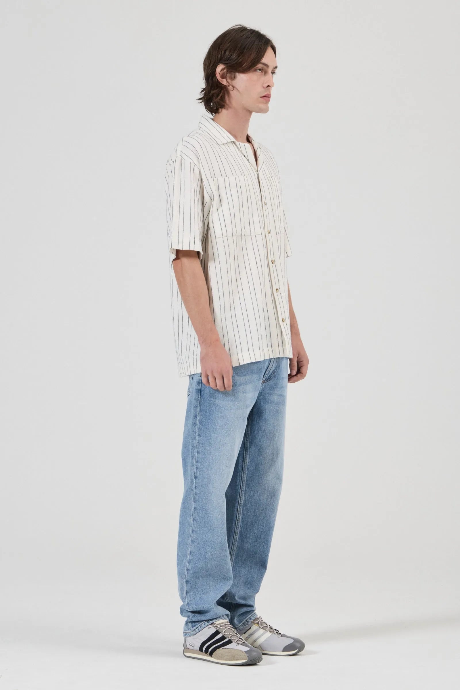 Deuce Bowler Shirt - White