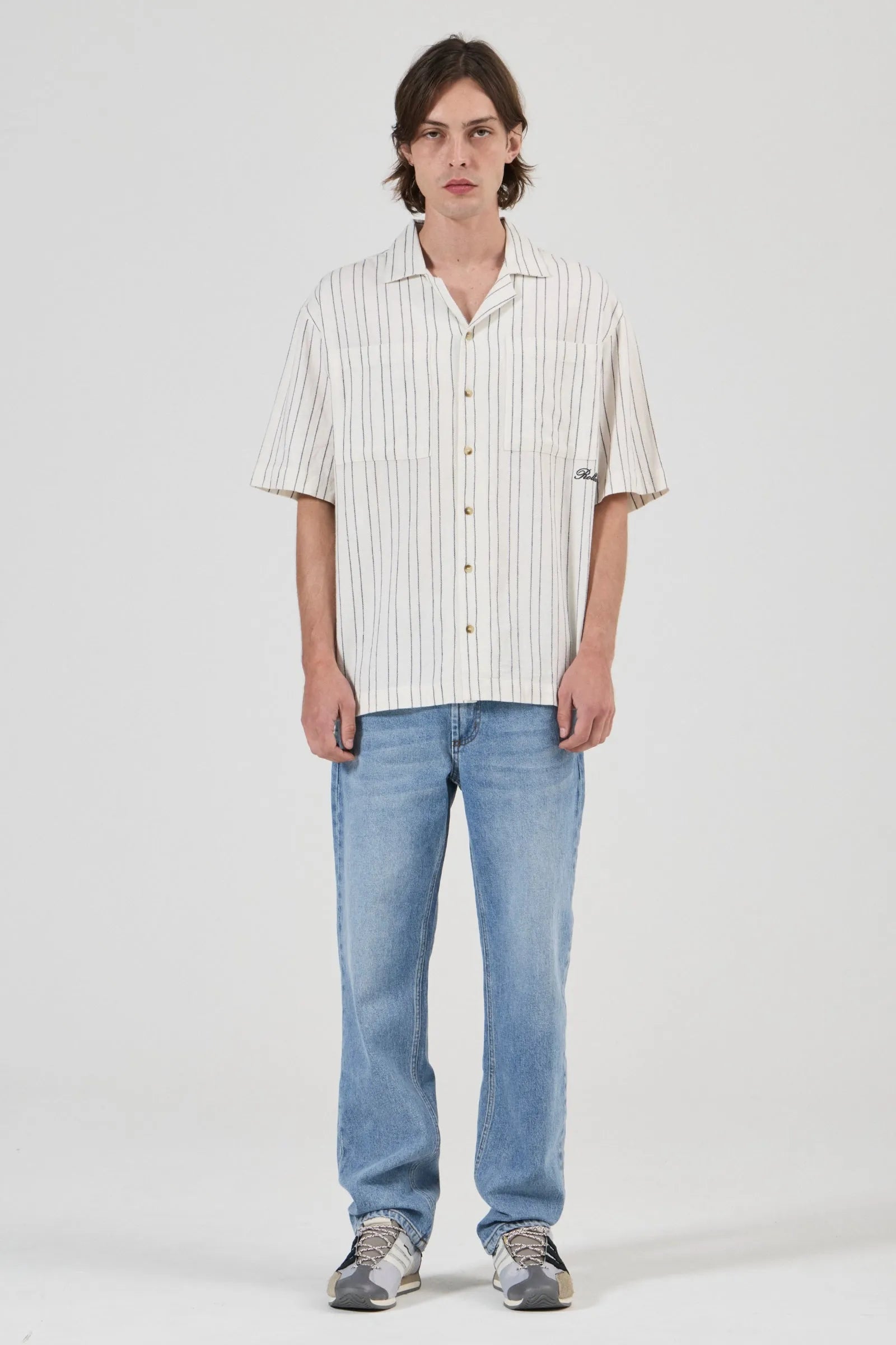 Deuce Bowler Shirt - White