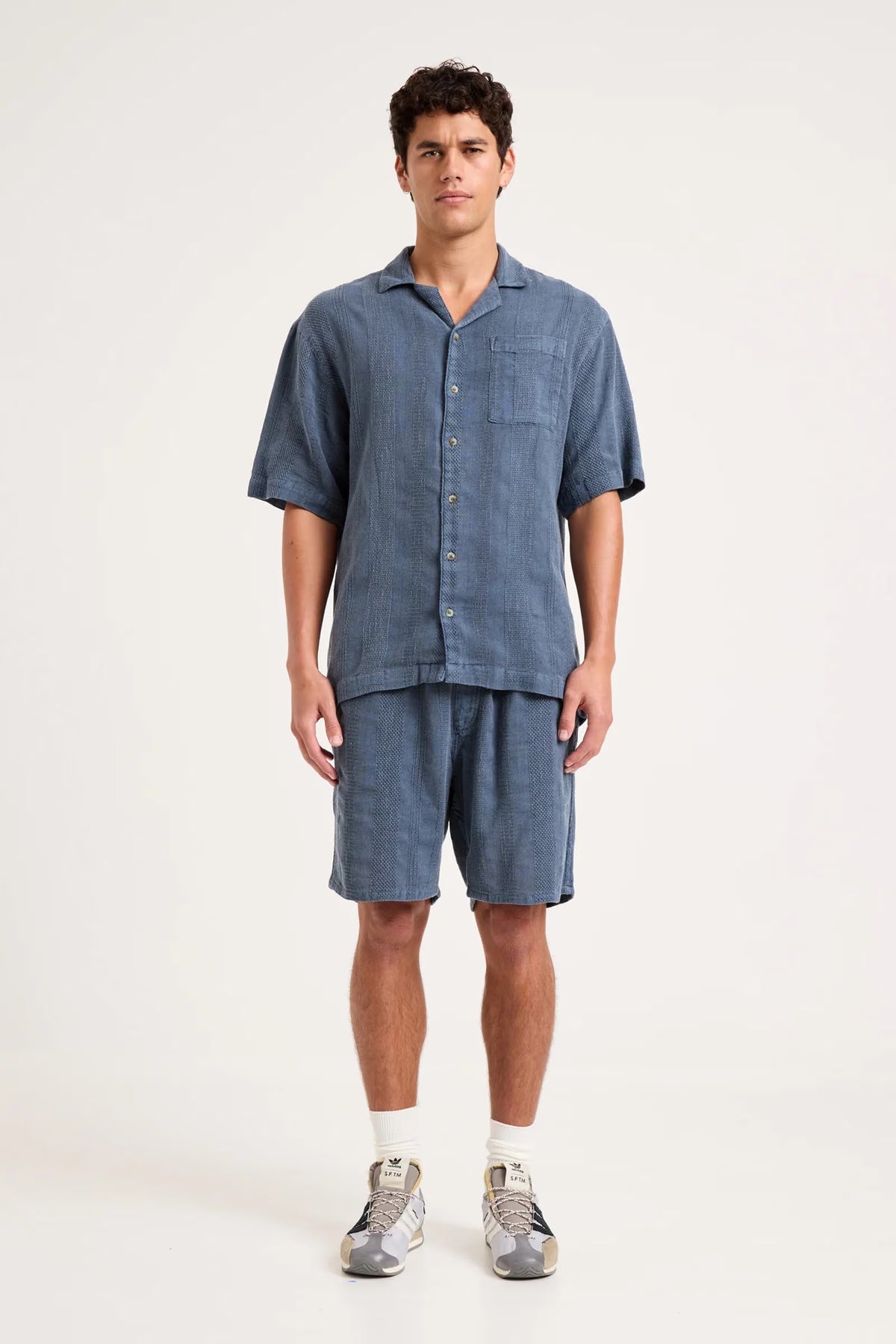Heavy Weave Walk Short - Faded Navy
