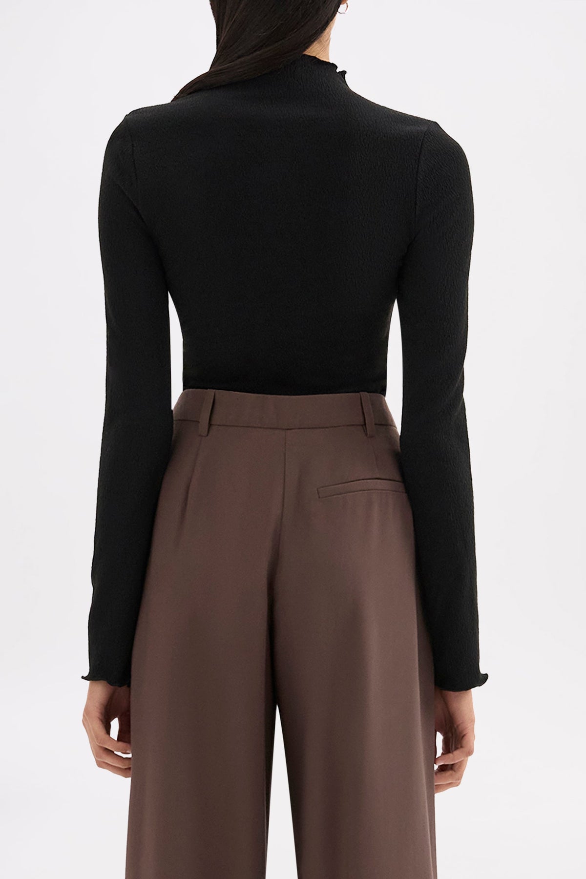Mimi Long Sleeve Top - Black