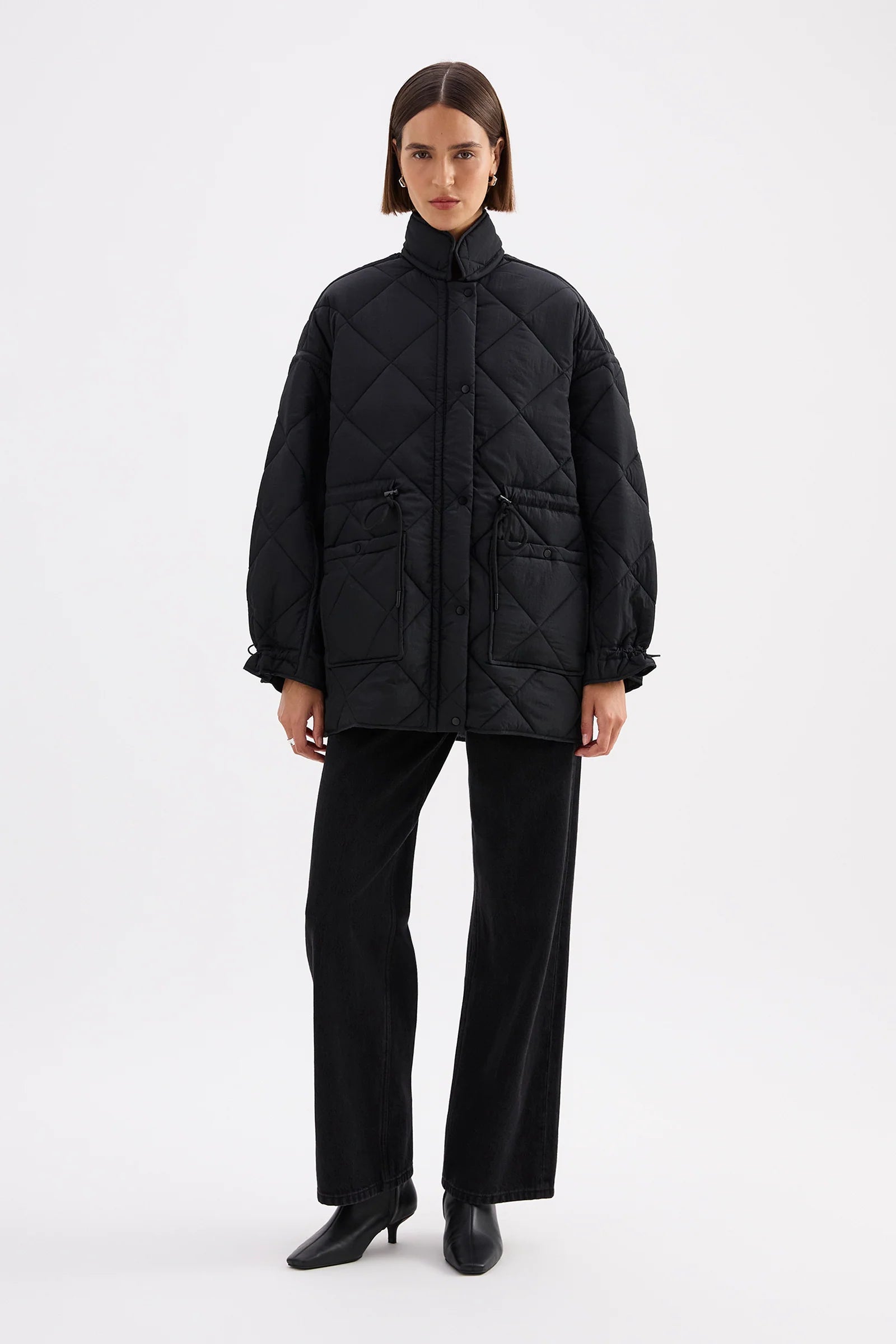 Atlas Puffer Jacket - Black