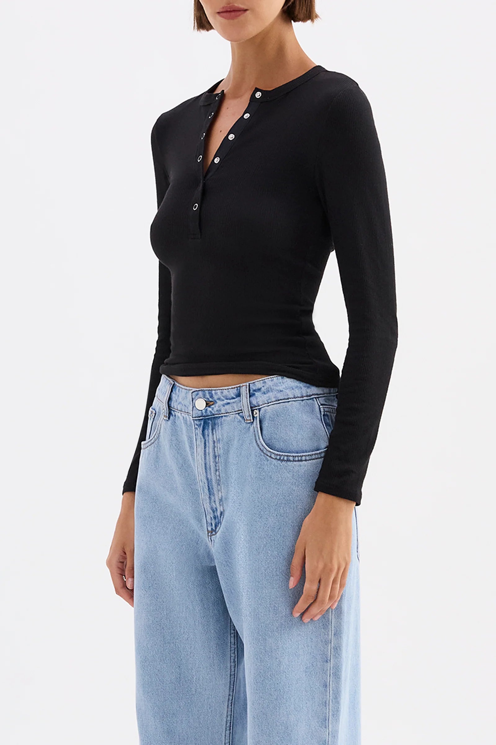 Binx Long Sleeve Top - Black