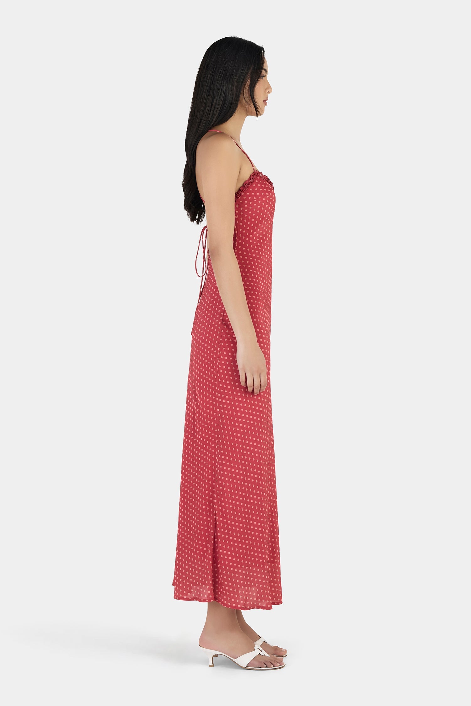 Samantha Midi Dress - Polka