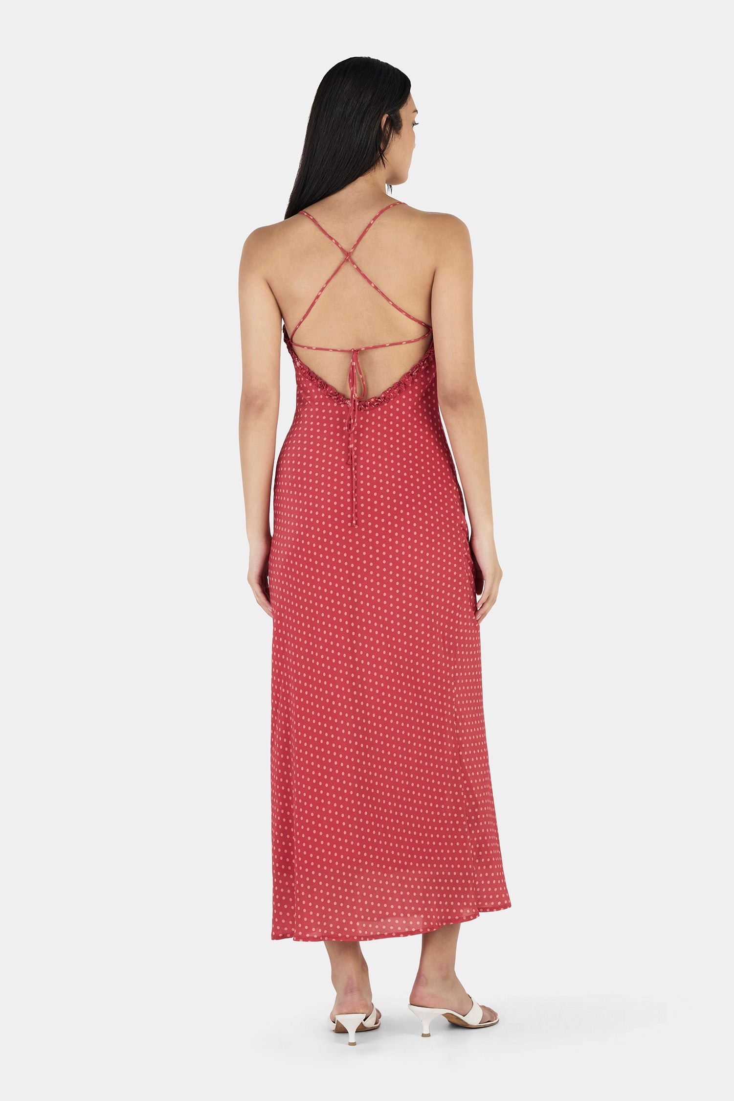 Samantha Midi Dress - Polka
