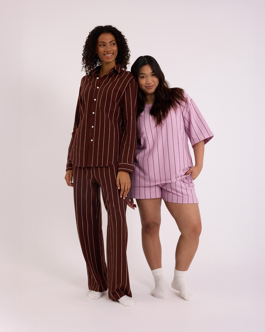 Long Sleeve Sleep Shirt - Mahogany